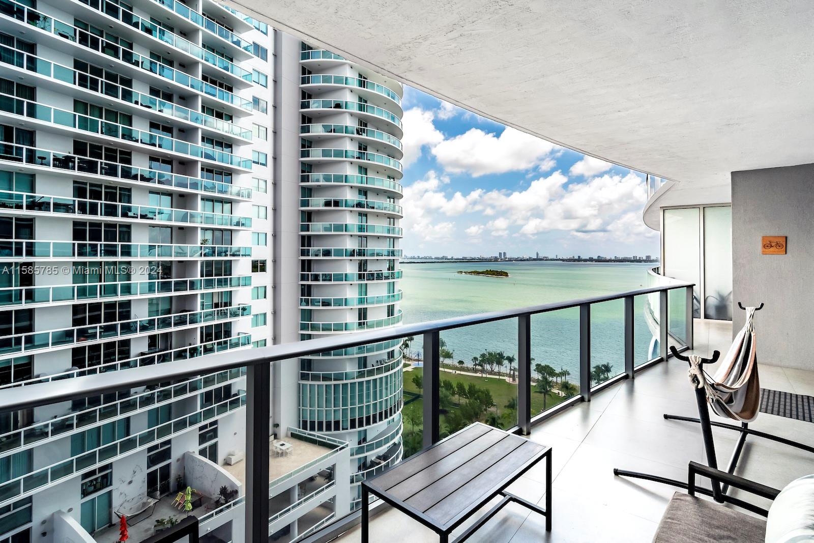 Beautiful unit ,furnished with 3 completely bedrooms suites, which one is a den!
Large balcony with a relax view to the bay and unit has never been rented it! Walking distance to cultural centre of Miami, close to Shopping, Supermarket, Arena, museums, Bayside Mall,  Metromover close by to explorer Brickell and Downtown.
Aria on the Bay has excellent amenities, Lounge, Bbq area, 2 Pools, amazing complete  Gym, Yoga room, Party Salon, Business Center, Sauna, Movie Theater, kids room etc. it's ready to move in!!!