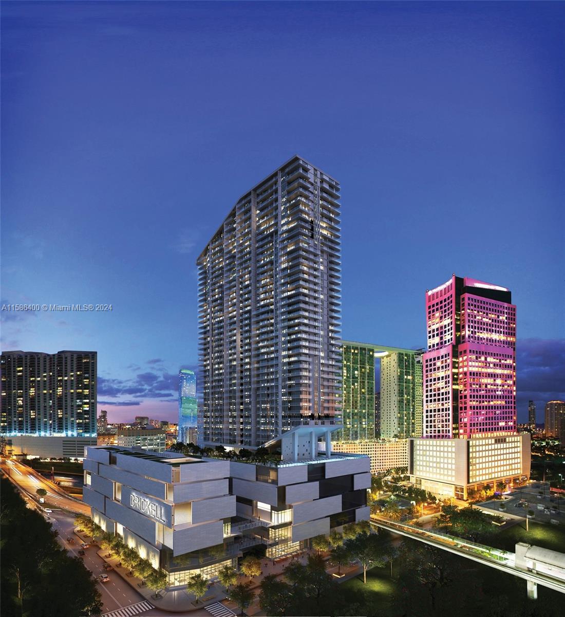 Live in the exciting new exclusive Brickell City Center! Premium Bosch appliances, designer Duravit Sensawash water closet, 48 bottle temperature controlled wine storage, and much more make this the ultimate Brickell living experience. This is the largest 1 bedroom floorplan boasting almost 1,000 sq. ft. with phenomenal views. Imported Italian marble flooring, floor to ceiling sliding glass, and modern Italian kitchen gives this unit the finishes it deserves. Enjoy all the amenities, restaurants, and shopping Brickell City Center has to offer.