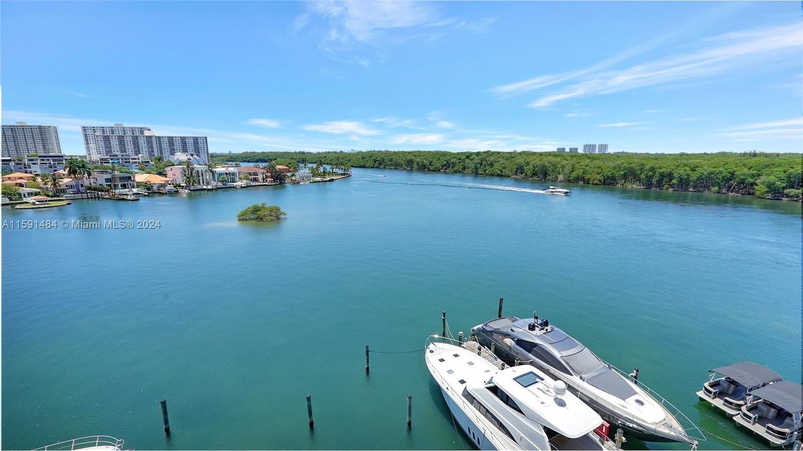 Experience breathtaking sunsets and endless vistas of the bay, Intracoastal Waterway, Oleta River State Park, and Haulover Park from your private pool. This rare gem is located just steps from the beach in one of Sunny Isles Beach's newest luxury buildings. The residence boasts three bedrooms and 2.5 bathrooms with a flow-through floor plan that offers the feel of a house, complemented by top-tier building amenities, including a spa, gym, tennis court, wet/dry marina, restaurant, infinity pool, and more. Enhanced with installed closets and blinds, this home is ideally close to Aventura and Bal Harbour Shops, top-rated schools, and directly across from Sunny Isles Beach's new park.