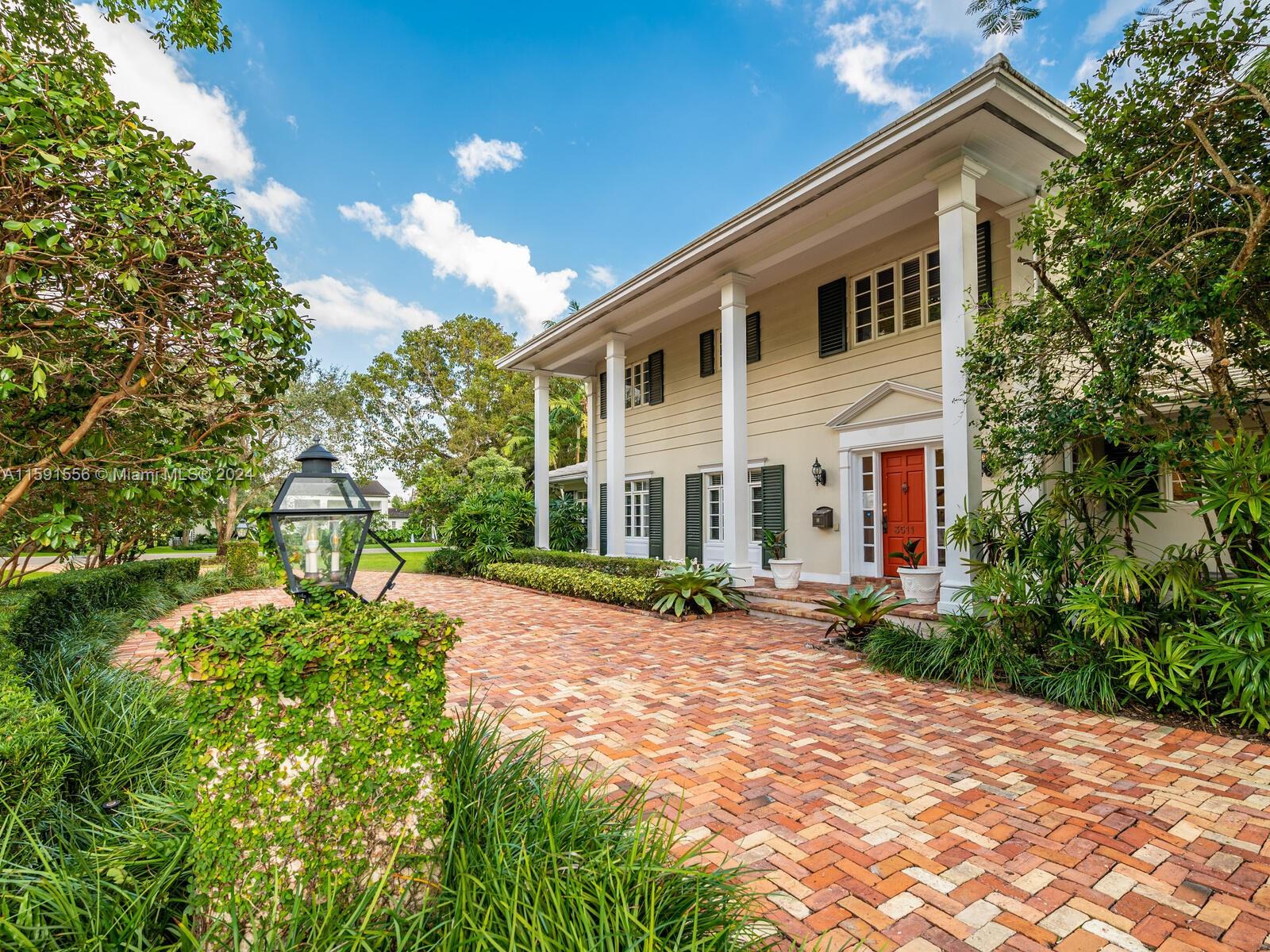 Stunning corner property in one of the most exclusive & sought-after locations in Coral Gables: This 2-story home boasting classic & timeless charm features 4 bedrooms, 4.5 bathrooms, maid's quarter (5th bedroom). Elegant living spaces flooded with natural light, a modern dine-in kitchen with high-end appliances, formal dining room & living room and a gorgeous and relaxing florida room with ample natural light for reading and spending time with family. A lush and expansive backyard with a pool perfect for outdoor gatherings & entertaining. Home features a brick circular driveway and 2-car garage. Conveniently located near top schools, Coral Gables Wayside Park, The Biltmore Hotel, Miracle Mile & much more.