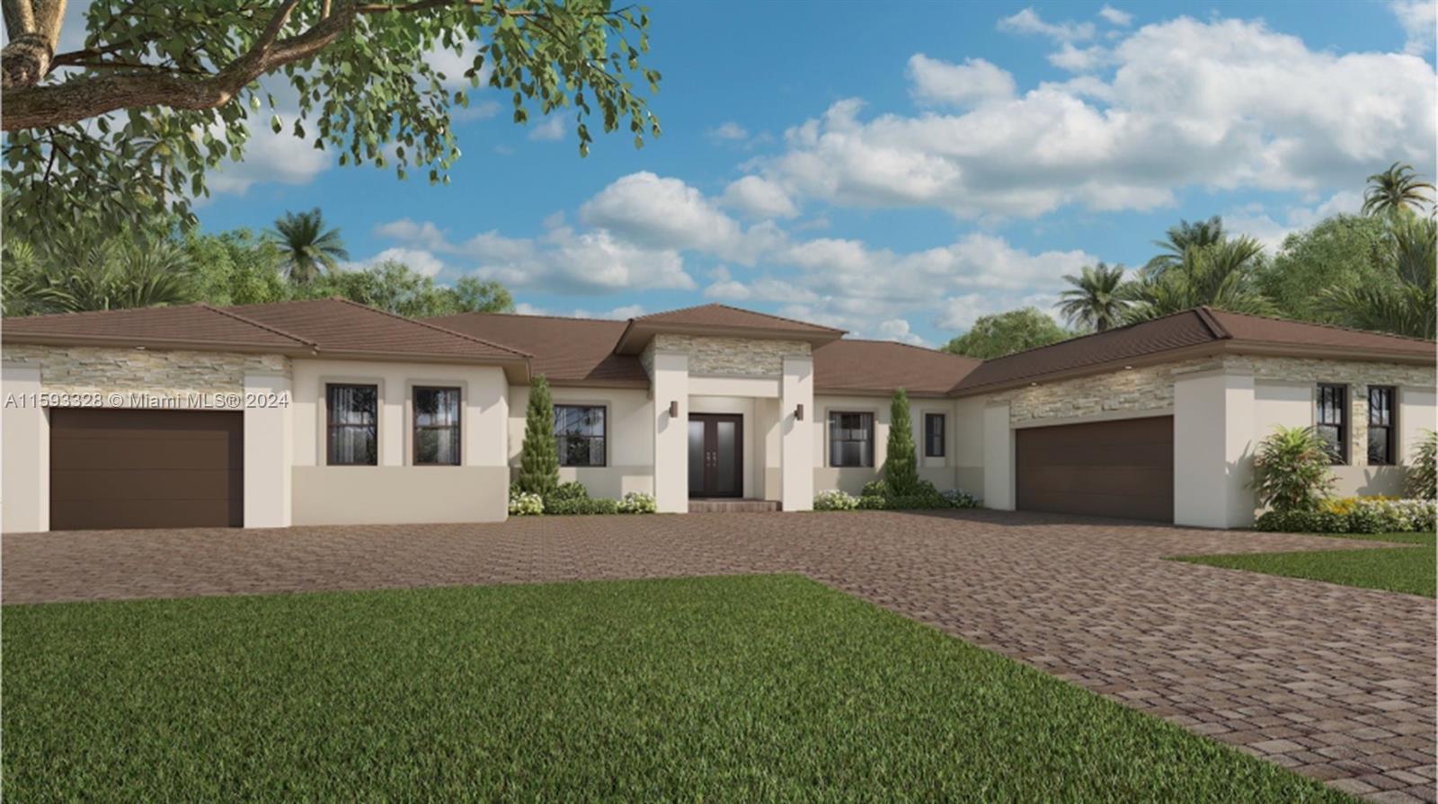Come see this brand new one story, 5 bedrooms, 5.5 bath home. Only 3 homes left in this newly developed " Sanctuary Grande" community.  10' ceilings, Wolf and Subzero to name a few of the things this smart home has to offer! This home will not last!