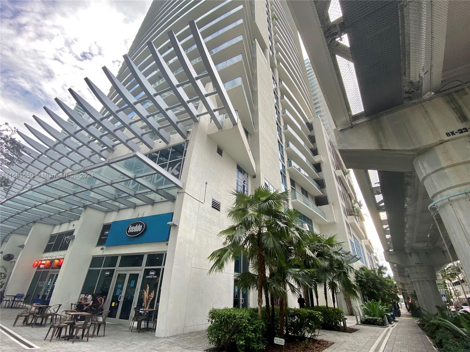 2 bed 2 bath corner unit ar  Millecento .  Washer and dryer in the unit, assigned parking space. Enjoy the wonderful Brickell area, best location, close to all the entertainment. Amazing large balcony!! Amenities include a roof top pool, fitness center, movie theater, kids playroom. Available to move July 01.