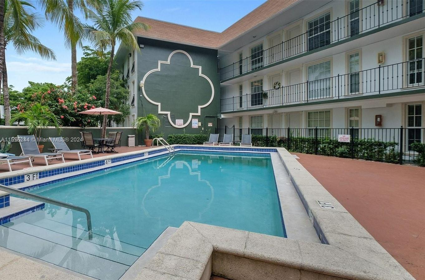 RARE PRIME Highly Desirable COCONUT GROVE 1br/1ba! GREAT INVESTMENT on this Condo with and amazing location in the heart of Coconut Grove. Currently rented for $1725 through end of October.  Located at the serene, gated, tree-lined community of Virginia Pointe features pool, bbq area, laundry, bike rack & assigned parking. Walkability! You are minutes away from CocoWalk, shops, restaurants, marina, Bayfront parks providing endless opportunities for leisure & recreation. Central to Brickell, Coral Gables, South Miami & University of Miami. Call listing agent for details.