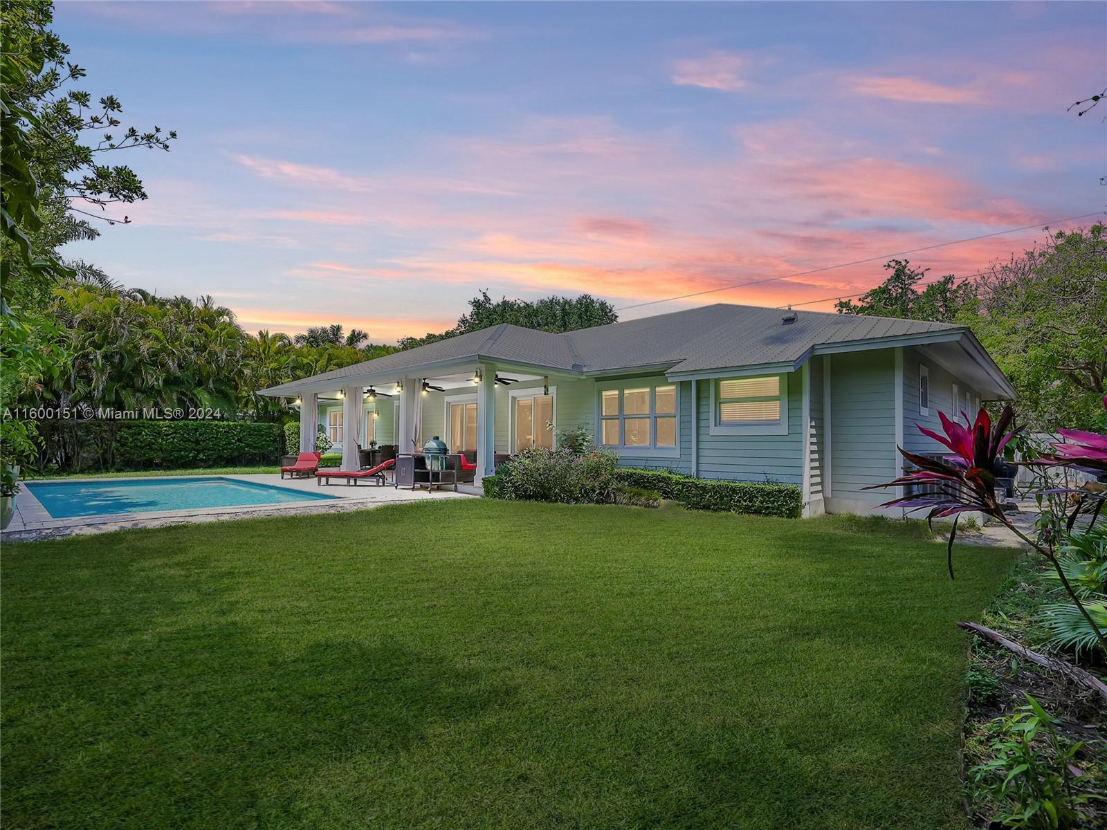 In South Miami’s sunlit glow, A dream awaits where hearts can grow. Circular driveway, welcoming and wide
Invites you to the joy inside. Twelve feet of ceiling high, Where natural light streams from the sky. Open spaces, grand and free, Designed for warmth and company. Kitchen, luxurious and fine, With ample storage to align. Marble floors beneath your feet, Luxury finishes, pure and neat. Metal roof that stands so strong, Shelters all who come along. Step into the backyard's embrace, Privacy and space in a lush, green place. Pool so large, a sparkling gem, Perfect spot to dive and swim. Formal dining, poised and grand, Table set by loving hand. This South Miami home, a precious find, Sanctuary for heart and mind. Here, your new tale shall start, A place to fill with love and art.