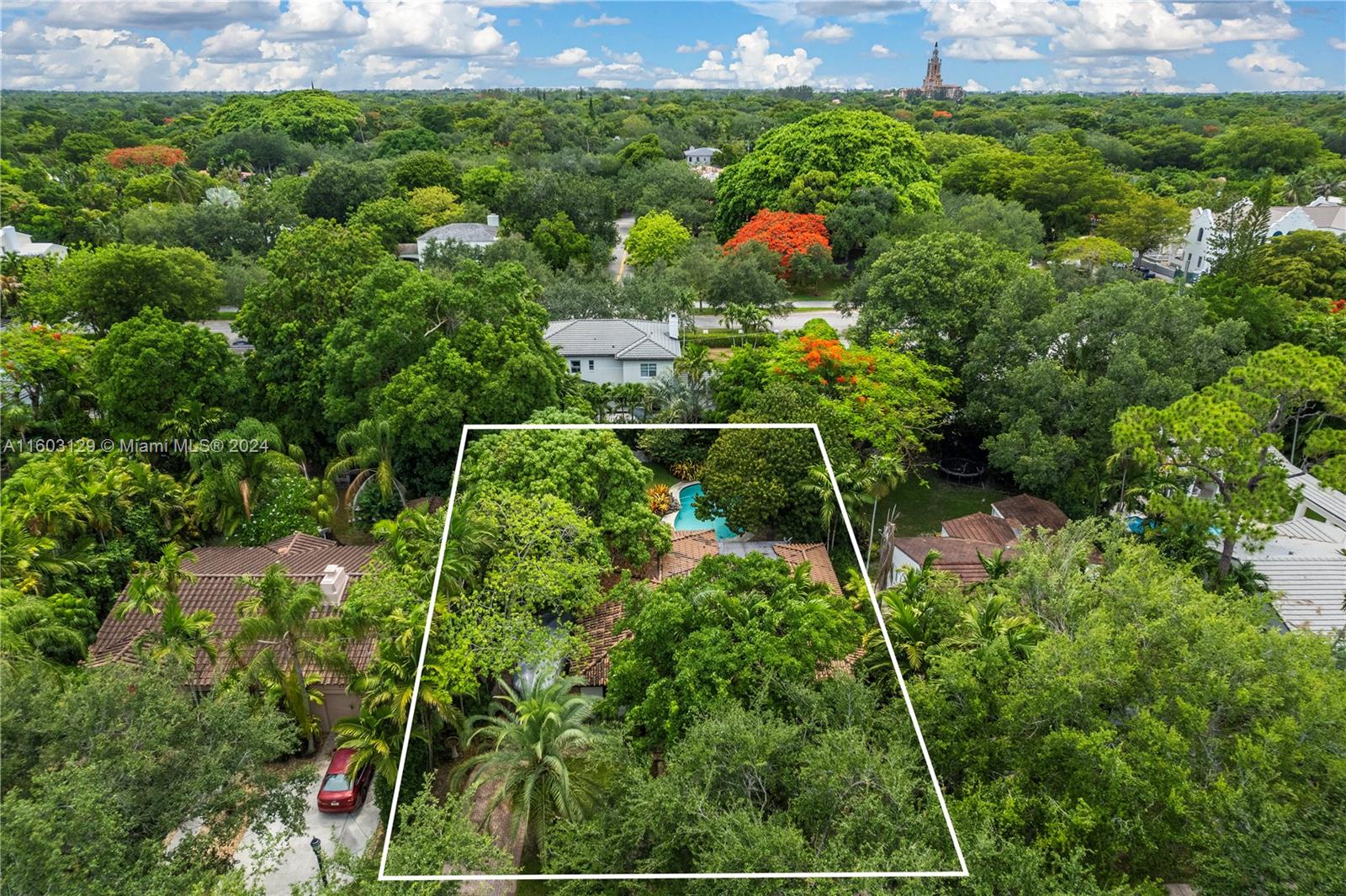 [A Miami Signature Home] Introducing The Harlan House, a spellbinding 1930s abode located in a central pocket neighborhood known only by the immediate locals. The Harlan House is set on a 10,125 SF lot and enjoys a front porch entry, hardwood & quarry tile floors, and a grand coral rock fireplace. The spacious and sunny backyard features a serene pool and colorful gardens. With impact windows/doors, a curved tile roof, dual driveways and its convenient proximity to celebrated restaurants, parks, The Biltmore, Venetian Pool, schools, and the library, this property offers a rare opportunity to own a piece of this desirable neighborhood. In summary, we present here a 3-bedroom, 2 bath home with garage, pool all on a double lot! Opportunity for future expansion should the need arise.