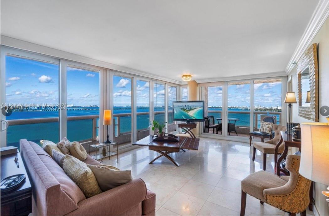 Fabulous Bayview Corner Unit!! Wrap around balcony in prestigious Edgewater arts & entertainment district.  
2/2 1700sq ft. Full service building with outstanding amenities, concierge,valet, 24hr security, state of the art gym w/sauna over looking the Marina, resort style pool, shops, 6 restaurants, hair salon, spa services. Walking distance 
Performing arts center, Frost & Pamm museum, Miami Heat arena & Bayshide market place. The Grand is located next to tennis courts, volleyball, soccer field, basketball court and dog run. Only 10 minutes to Miami Beach, Brickel, Wynwood and the design District. 10 minutes to Miami International Airport, and 20 minutes to Ft Lauderdale airport. Prim Location!! Can be rented furnised or in furnished. 

/Ft. Lauderdale Intl Airport. Prom life action!!