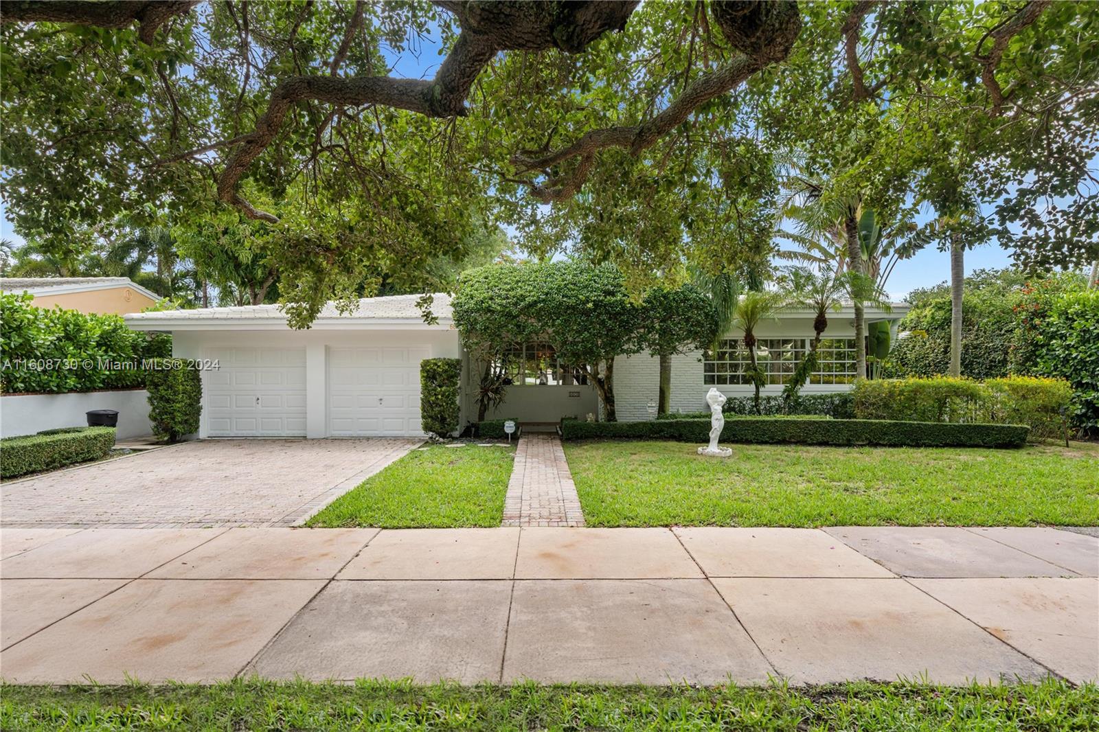 Experience elegance and comfort in this South Coral Gables home, ideally located on a tranquil, tree-lined street near shopping and conveniences. Featuring fresh paint inside and out and an AC/Roof installed in 2019. Outside, enjoy lush landscaping. With three bedrooms and two bathrooms, this home is perfect for family living. Nestled in the Sunset Elementary district with access to an international magnet program, it offers a peaceful retreat close to Coral Gables, South Miami, and Coconut Grove amenities. Don't miss out—make this your forever home today.