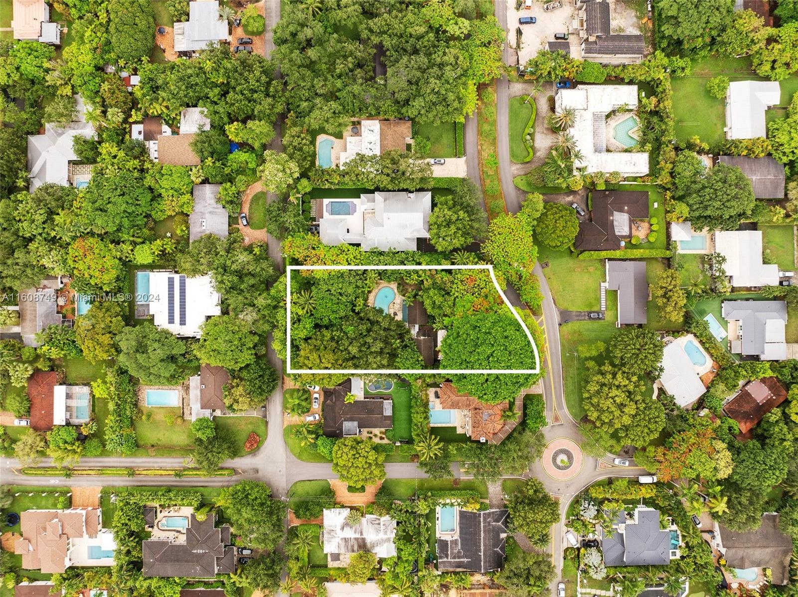 Prime South Miami Opportunity. Nestled amid mature trees and lush foliage, this 26,000 SF property provides a serene retreat w/in a vibrant suburban landscape. Build a dream estate or secure authorization to build 2 residences in a coveted location where tranquility meets accessibility.Set w/in the renowned Sunset Elementary School District, the property is also w/in walking distance of A+ private schools. Another major bonus is the proximity to downtown South Miami's bustling dining, shopping, and entertainment scene.It also has quick access to major transportation arteries, providing easy connectivity to the rest of Miami and beyond. Surrounded by parks, recreational facilities, and cultural attractions, the lifestyle here is enriched by abundant options for leisure and entertainment.