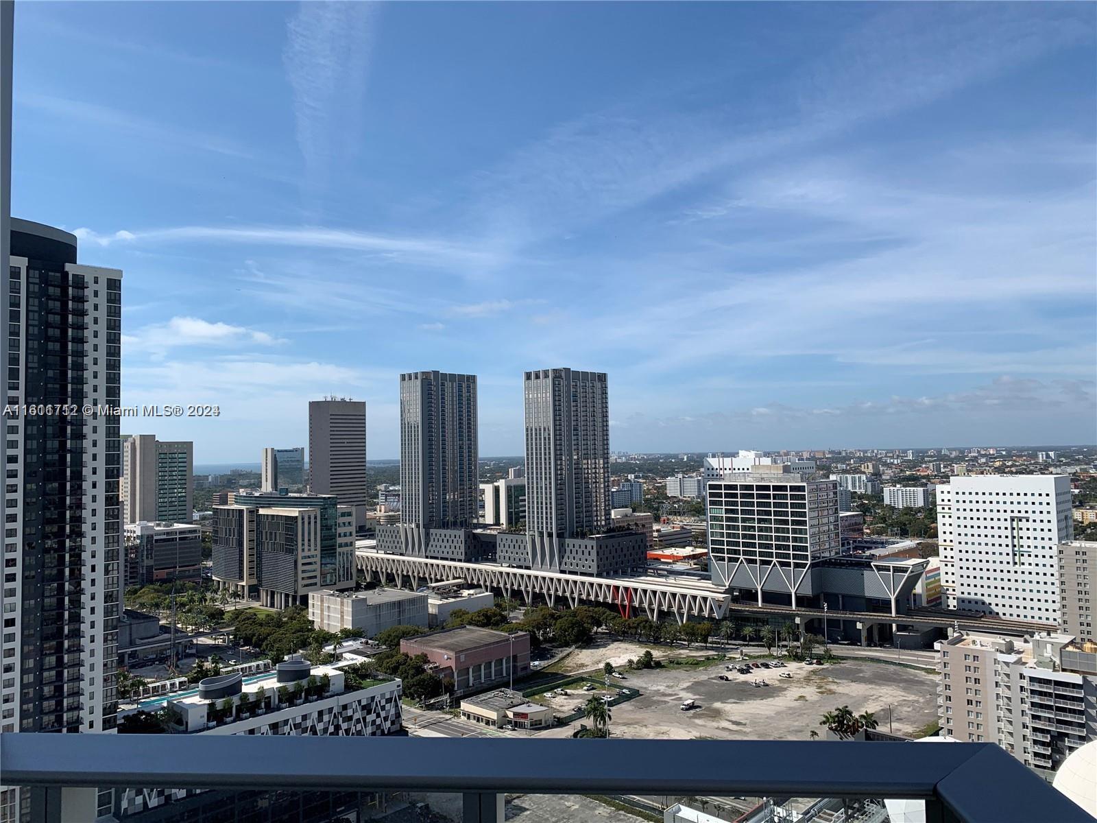 Enjoy Beautiful sunset views of Miami in beautiful 1 bed + Den. White ceramic floors throughout. Live in the "Most
Amenities in the World" building including resort-style pools, spa, yoga studio, incredible gym w/ boxing area with
complimentary classes, game room, virtual golf, basketball court, bbq kitchen, racquetball, kids play area & so
much more to come soon including a soccer field, tennis courts, jacuzzi overlooking Miami, 56th floor lounge room
with Miami Panoramic views, 58 floor skydeck, observatory w/ telescopes to gaze at the stars. Steps from Metro
Mover, Virgin Train Station, Port of Miami, AA Arena, Bayside, Museums & Adrienne Arsht Center. Centrally located,
minutes from the Airport, Brickell, Wynwood, Miami Beach