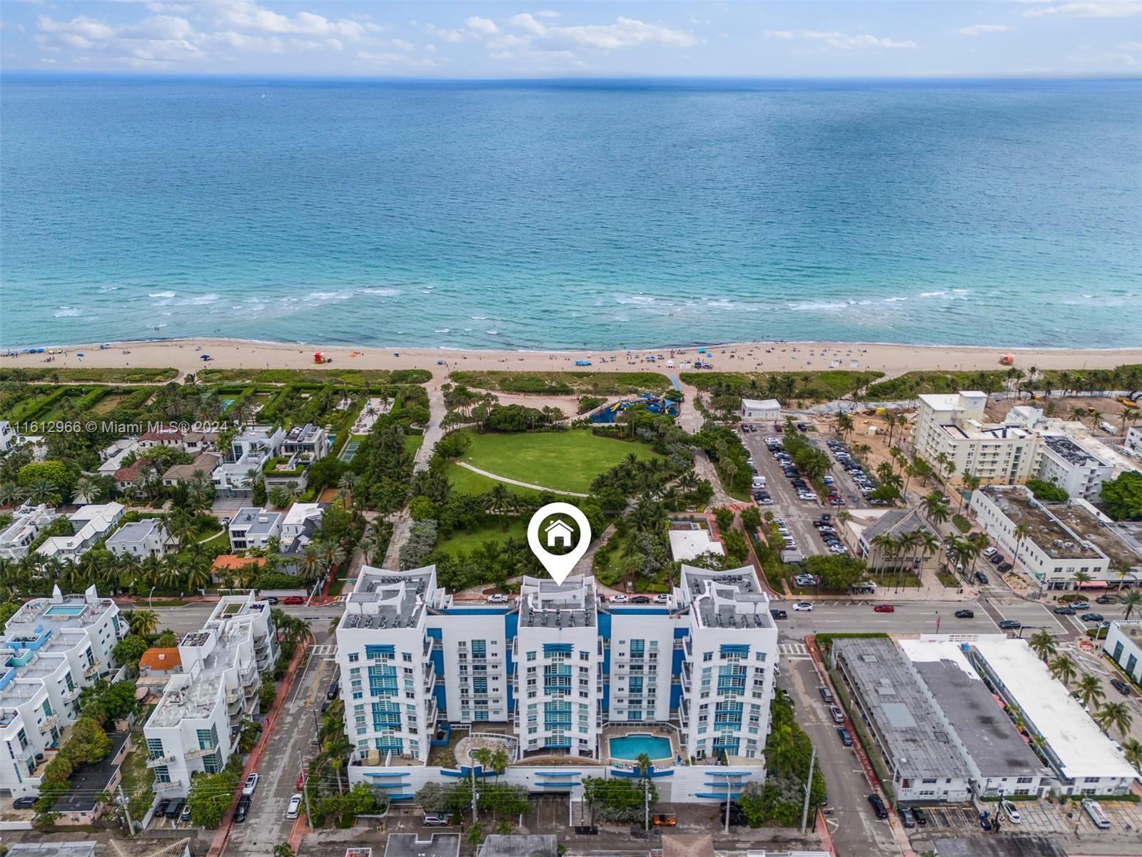 Discover luxurious beachside living in this fully remodeled, spacious two-story 2-bedroom, 2.5-bathroom condo on prestigious Collins Avenue. Boasting high-impact windows & an abundance of natural light, this move-in ready unit offers breathtaking panoramic views of the Atlantic Ocean, city skyline & overlooks a serene pool. Just steps away from the beach and Altos Del Mar Park, this prime location is perfect for those who appreciate both tranquility & convenience.The Ocean Blu condo includes a 24-hour doorman, jacuzzi, sauna & a fully equipped fitness center. Enjoy the convenience of assigned covered parking, in-unit washer & dryer, paddleboard & bike storage. Included in the rent are WiFi, cable & water allowing you to savor the vibrant coastal lifestyle with ease. Schedule a tour today!