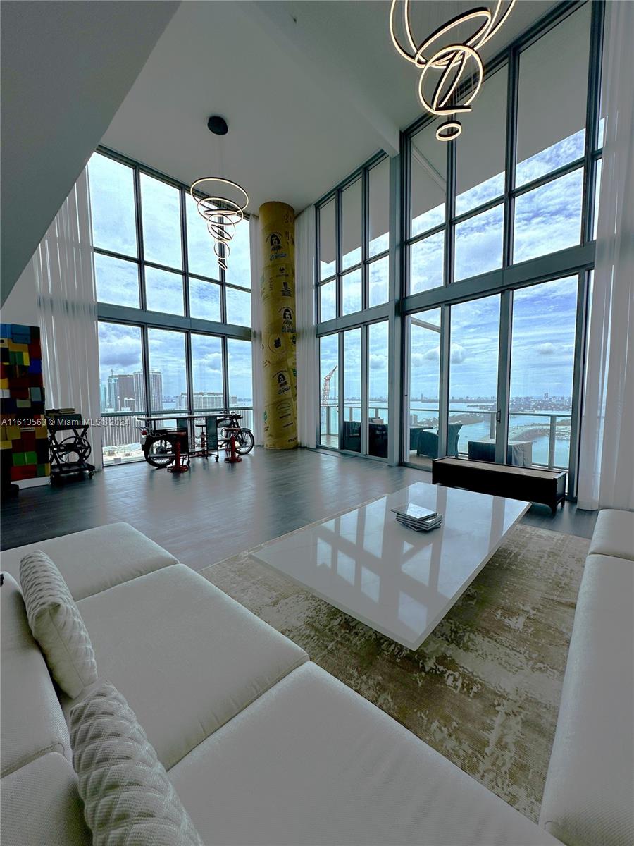 Unfurnished or furnished ($18500) , Incredible huge 3776sqf 2 story, 2 units combined #3506 - #3507 over looking to best parts of Miami. Completely renovated,Yearly . Enjoy stunning views of Biscayne Bay, Miami Beach & The Atlantic Ocean Day or Night! Marquis Residences is located in the heart of Miami just steps from Museum Park, Bayside, South Beach, Midtown, & Brickell. Marquis offers top of the line amenities such as pool, spa, Jacuzzi, hotel and much more! Has different furnitures now.pic will be updated soon. min 1 year
