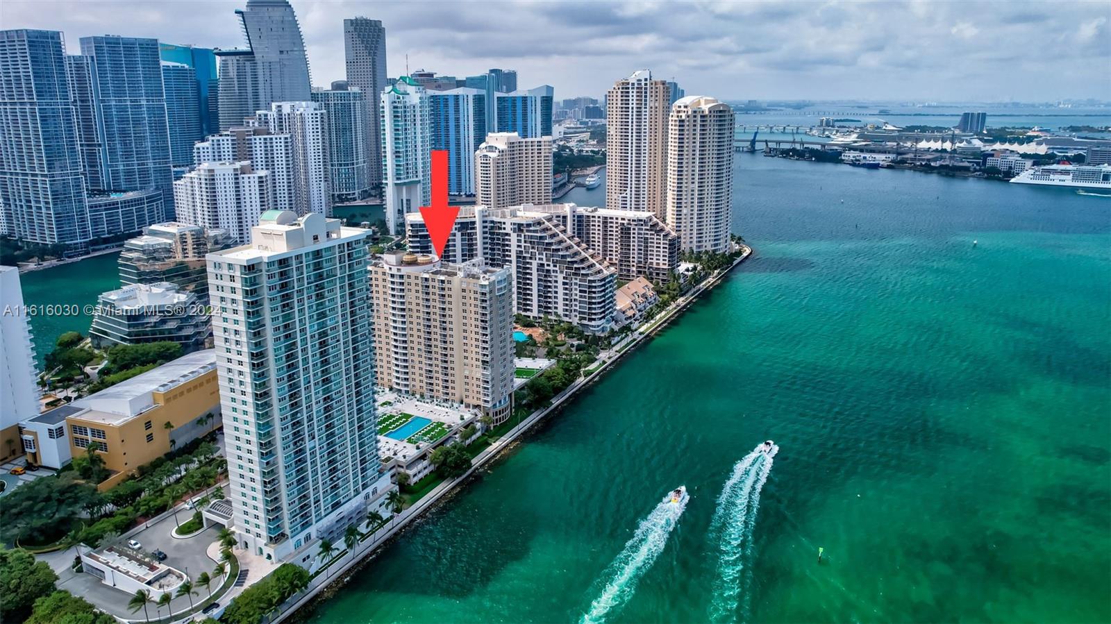 Experience luxury living in this newly renovated 6th floor 2 bed, 2 bath condo at Isola Condominium on the exclusive Brickell Key. Enjoy stunning views of Biscayne Bay, Key Biscayne, Brickell, and the newly renovated pool deck. The community features concierge service, valet parking, a swimming pool, gym, Jacuzzi, and party room. Brickell Key offers serene, scenic living with amenities like a marketplace, restaurant, dry cleaners, beauty salon, and flower shop. Nearby Mandarin Oriental Hotel adds exclusive dining and spa options plus countless other popular restaurants and shopping nearby. Live in tranquility and convenience!