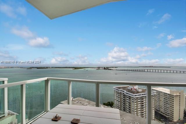 Spectacular Direct Bay & Ocean Views from Expansive Balcony in the Heart of Brickell. Spacious 1 bedroom, 1 bathroom residence boasts breathtaking views from a large private balcony. Features travertine floors, modern European kitchen with top-of-the-line stainless steel appliances appliances, and a luxurious master bathroom with infinity tub, jacuzzi, and bidet and HUGE walk in closet. Floor-to-ceiling impact glass doors flood the home with natural light and showcase stunning bay and city panoramas. Building amenities include 24-hour valet, rooftop infinity pool, storage, fitness gym, and business center. Private pet area and walkable to Brickell district. Condo approval in 2 weeks.