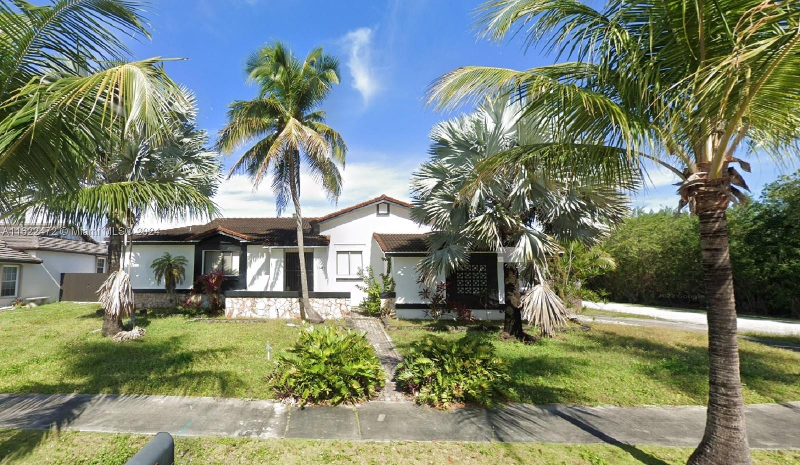 Dream home in Cutler Bay. This charming 4-bedroom, 2-bathroom gem with 2,219 Sq.Ft. of comfortable living space, on a generous 9,147 Sq.Ft. corner lot. A one-car garage provides ample storage, while the backyard oasis is the true highlight, featuring a refreshing pool where you can unwind and entertain under the warm Florida sun. One of the bedrooms is thoughtfully designed as an entertainment room with a custom bar, making it perfect for hosting friends and family. For those who relish life on the water, the proximity to the renowned Black Point Marina is a true bonus. Don't miss the chance to make this house your own and experience the ultimate South Florida lifestyle!
Realtors, please be advised: No exceptions – Loan pre-approval required to show it.