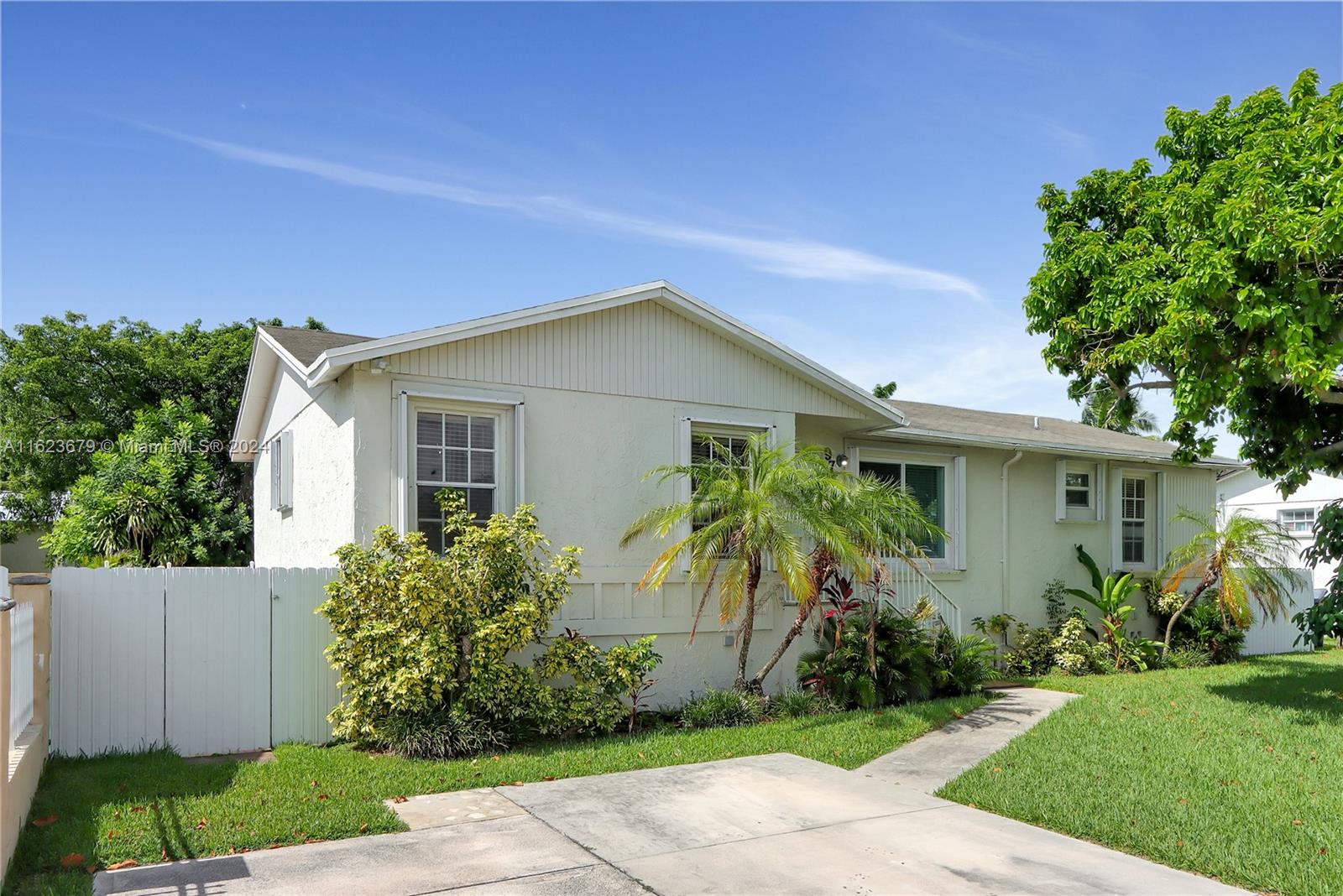 Nestled in the heart of Cutler Bay this home offers a perfect blend of comfort and convenience. This spacious 4-bedroom, 2-bathroom home boasts tile flooring throughout, updated kitchen and bathrooms, newer A/C, newer roof, and PVC plumbing.  Step through the inviting wood deck/terrace into a serene backyard oasis adorned with mature fruit trees, and landscaping perfect for relaxation and outdoor gatherings. Home has ample space for a boat or RV caters to outdoor enthusiasts. Located near schools, parks, and dining options, this home offers both tranquility and accessibility in a sought-after neighborhood. Schedule a showing today and envision your future in this charming Cutler Bay residence!