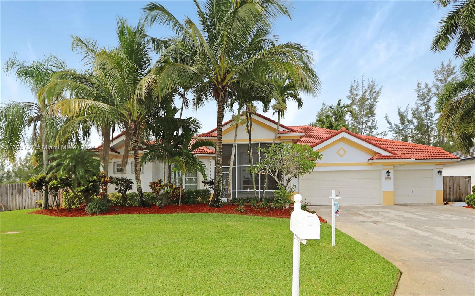 Great opportunity to own this spacious 4 BR/3 BA canal front home in the desirable golf community of the Fairways at Keys Gate. Situated on an oversized corner lot, this pool home offers an open floor plan great for entertaining. Freshly painted and features tile in main living areas, large open kitchen w/ plenty of cabinet space, separate office, huge master suite w/ his and her closets, accordion shutters, newer roof & 3 car garage. Enjoy the serenity on your screened terrace or private deck overlooking canal.