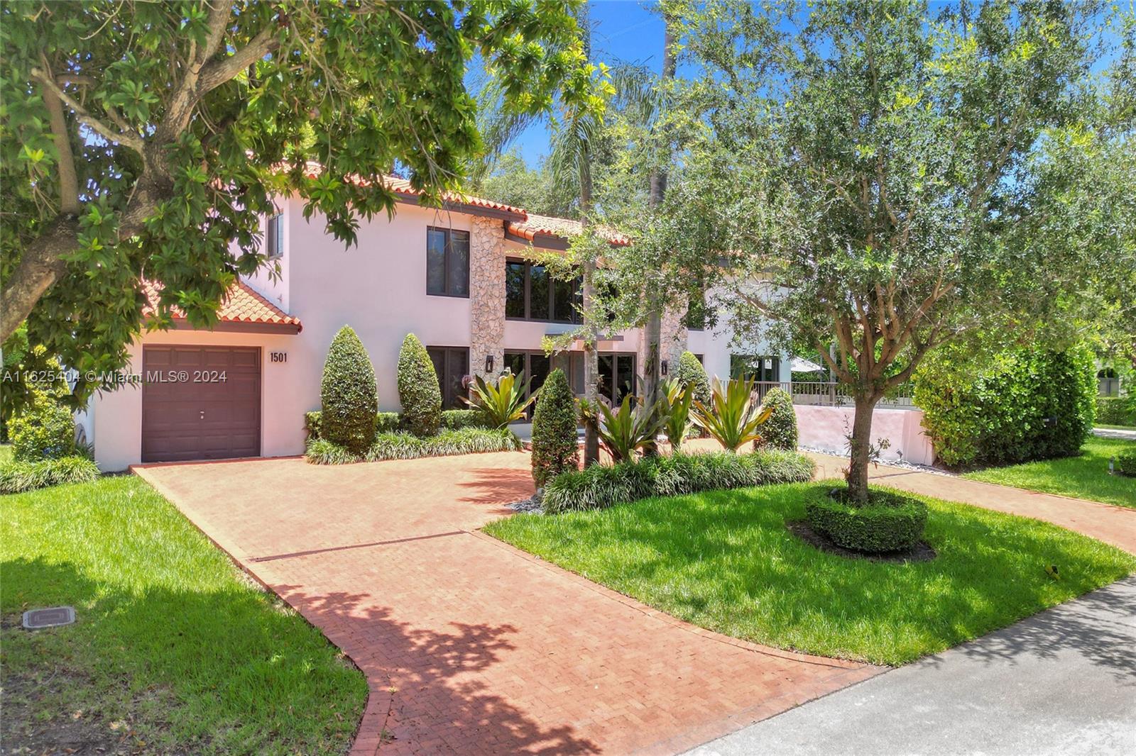 BEST DEAL in Coral Gables! Recently appraised at $2,081,000!! INSTANT EQUITY!  Renovated 2-story home in the heart of Coral Gables Country Club / Biltmore area. 4 Beds 3 Baths, over 3,000 sqft on a privately fenced double wide corner lot. The interior boasts 18' vaulted ceilings with exposed wooden beams, updated baths with marble/porcelain finishes. Gourmet Italian kitchen features Bosch appliances, Toscana Carrara quartz countertops with waterfall design. Premium 32 by 32 Toscana Carrara porcelain flooring throughout. Bar area with blue marble countertop is perfect for entertaining! Impact windows & doors. Turfed backyard! Large circle driveway allows for plenty of parking. 1 car garage used as 4th Bedroom. Tenant till Feb 15th. Call listing agent for the most accurate information!