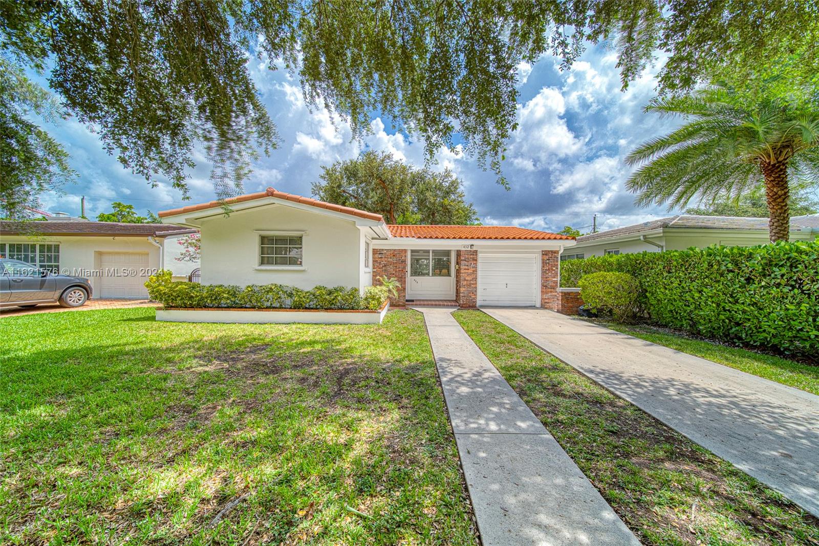 Rare find! Coral Gables home featuring 3 bedrooms, 2 baths with terrazzo floors throughout. Bright, open layout including a formal living area, dining room, open kitchen, and family room for entertaining. This classic Coral Gables charmer has been meticulously maintained and is ready for immediate occupancy. The modern layout and solid structure make it the perfect family home to upgrade and make your own. Includes a 1-car garage, large driveway, and concrete patio overlooking the fenced, landscaped backyard. Walking distance to Miracle Mile, Youth Center, Venetian Pool, Publix, and renowned restaurants. Ten minutes to Miami Airport, and a short drive from Downtown, Brickell, and Miami Beach. Don’t miss your opportunity to live in the heart of Coral Gables. Easy to show by appointment.