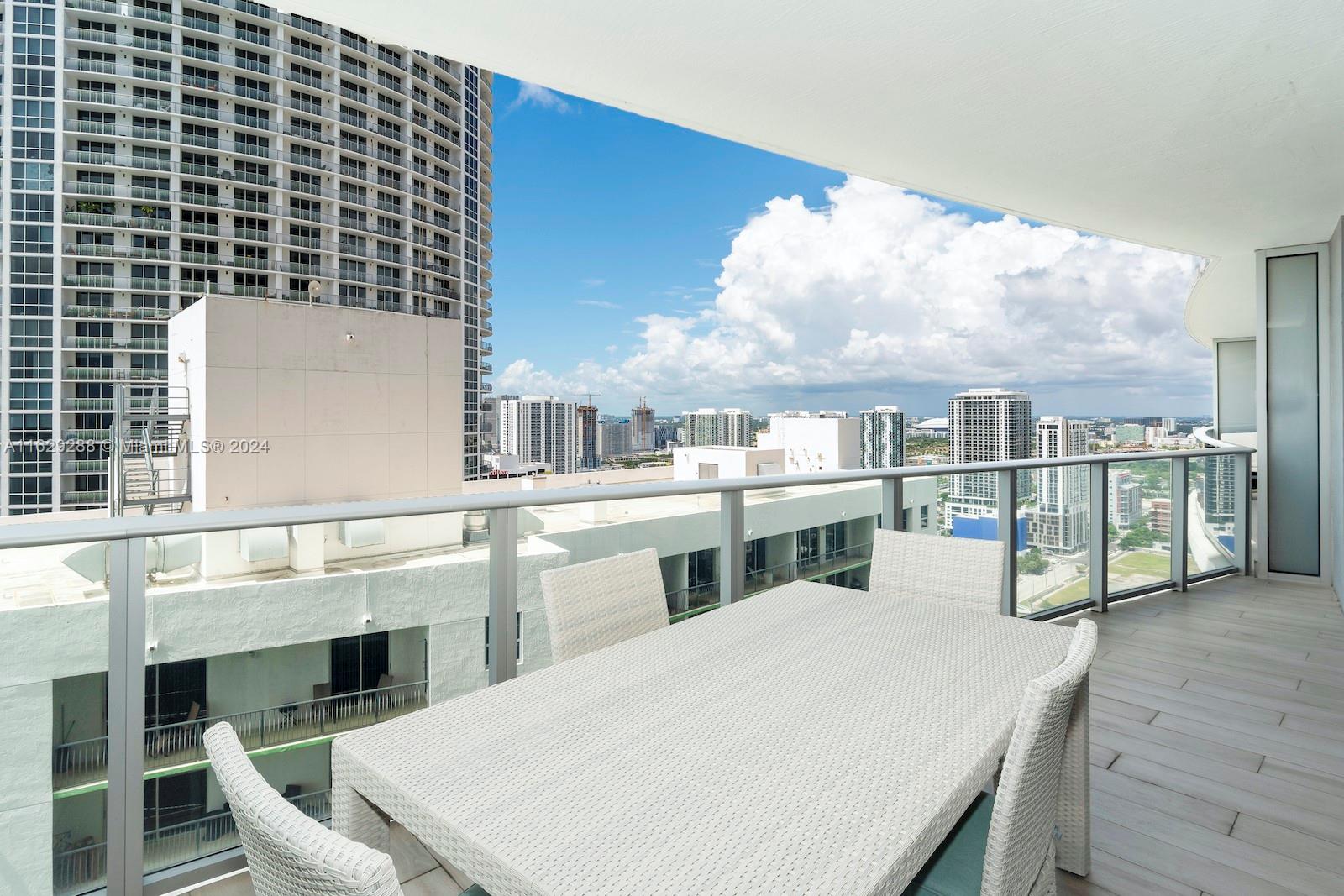 This exquisite furnished unit features a private elevator, 1 bedroom + den (can be converted to a second bedroom), and 2 full bathrooms. Stunning views of Biscayne Bay. Beautiful kitchen with stainless steel appliances. Enjoy 3 floors of unparalleled amenities: 2 pools (one with stunning Biscayne Bay views and another with breathtaking city sunsets), a yoga studio, game room, spa, gym, massage areas, lounge, movie theater, 24-hour doorman, business lounge, and kids play area. Includes 1 assigned parking space and valet parking. Located in the heart of Miami, this is your dream home come true.