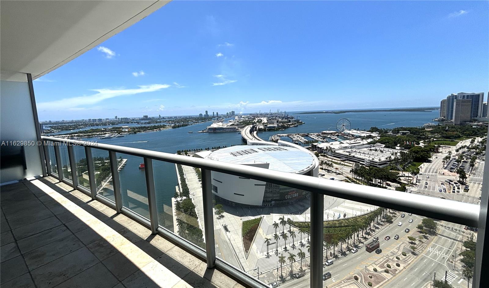 This fantastic unit offers stunning views of Biscayne Bay and features 2 bedrooms, 2 full bathrooms, and modern amenities such as Marble floors, kitchen cabinets, and a spa-like master bathroom. The building, Marina Blue, provides a range of luxurious amenities, including two pools, hot tubs, 24-hour security, and a fitness center, making it an ideal location for those who want to live life to the fullest. Additionally, the building's proximity to several popular attractions, including the Miami Dade Arena, Adrienne Arsht Center, and Perez Art Museum, makes it an excellent choice for anyone who wants to be in the heart of the action.