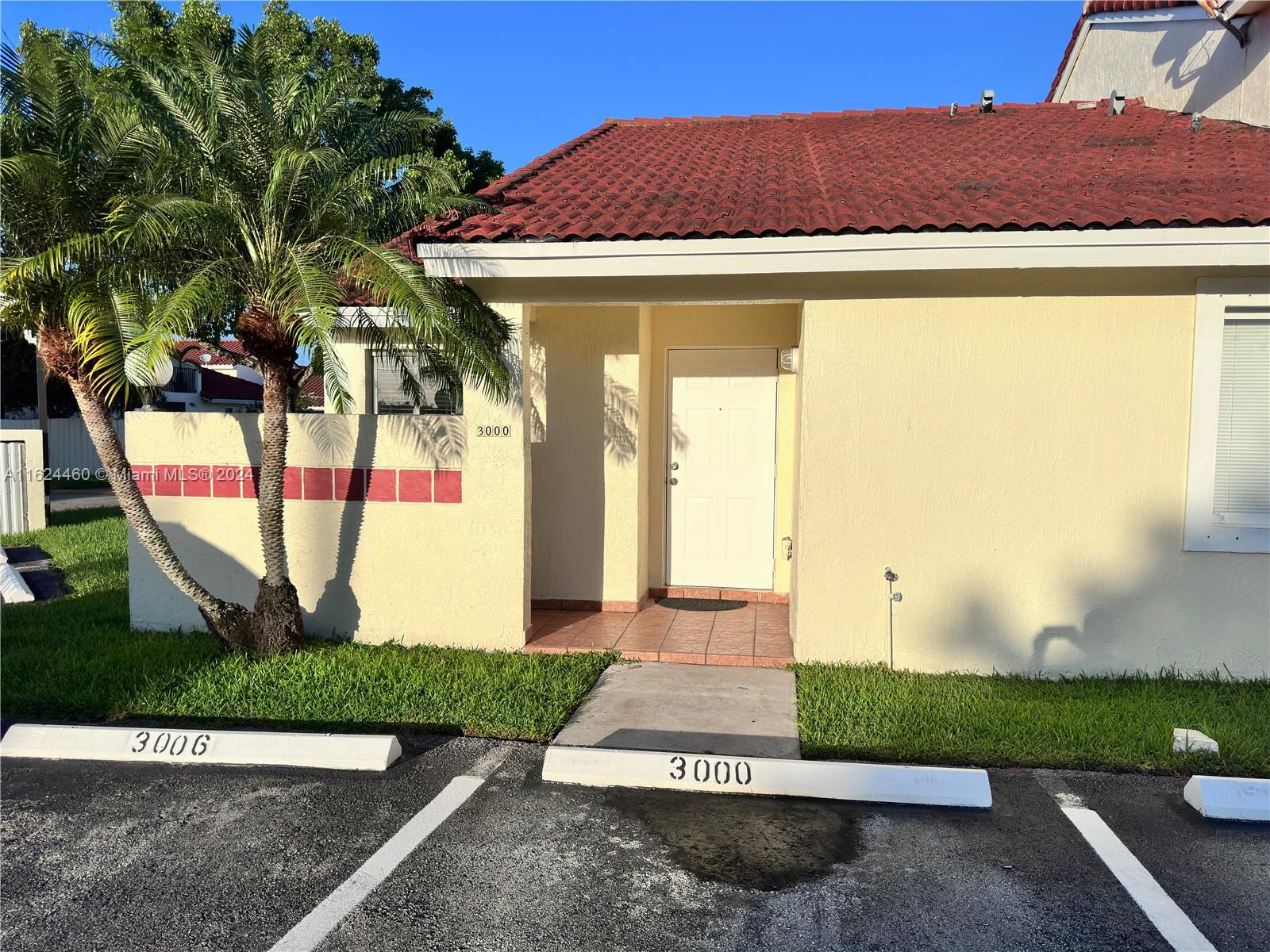 This charming corner unit boasts 2 bedrooms, 2 bathrooms, and an inviting one-story layout filled with natural light. Conveniently located near the Turnpike, Florida Keys Outlet Marketplace, and Baptist Health Homestead Hospital, you'll have everything you need just minutes away. Step outside to enjoy a lovely backyard and a cozy patio next to the main entrance, perfect for relaxing or entertaining. The community also features a pool for your convenience. Don't miss out on making this beautiful villa your new home!