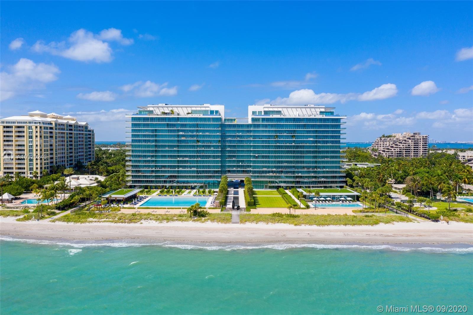Step inside this one-of-a kind luxury beach front property featuring 2B | 2.5BA | 1 Den | 1,837 SF living area with unobstructed and breathtaking direct ocean views from every room. This apartment features a design and furniture package by Artefacto, and it is being offered fully furnished.  The entire apartment has been completely remodeled. Marble floors throughout, high ceilings, electric shades, electric toilets, floor to ceiling impact windows and sliding doors which open to a 452 SF wrap around balcony overlooking the ocean. The kitchen features quartz counter tops, double oven, wine cooler, Miele appliances, and Euro-style cabinets. Private elevator, two parking spaces, exclusive resort-style amenities including beach front services, gym, spa, sauna, tennis courts, and restaurant.