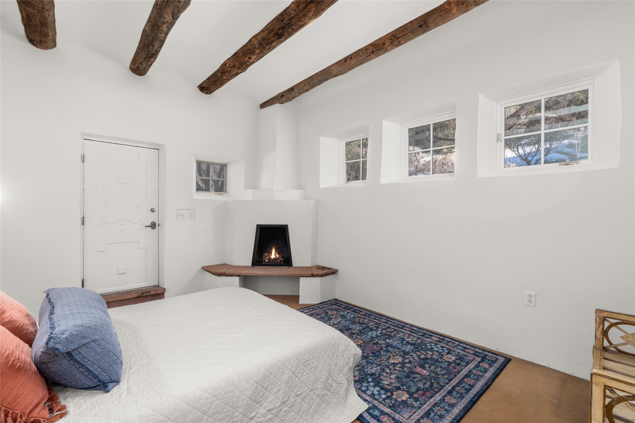 2nd bedroom…Adobe is cozy in winter!