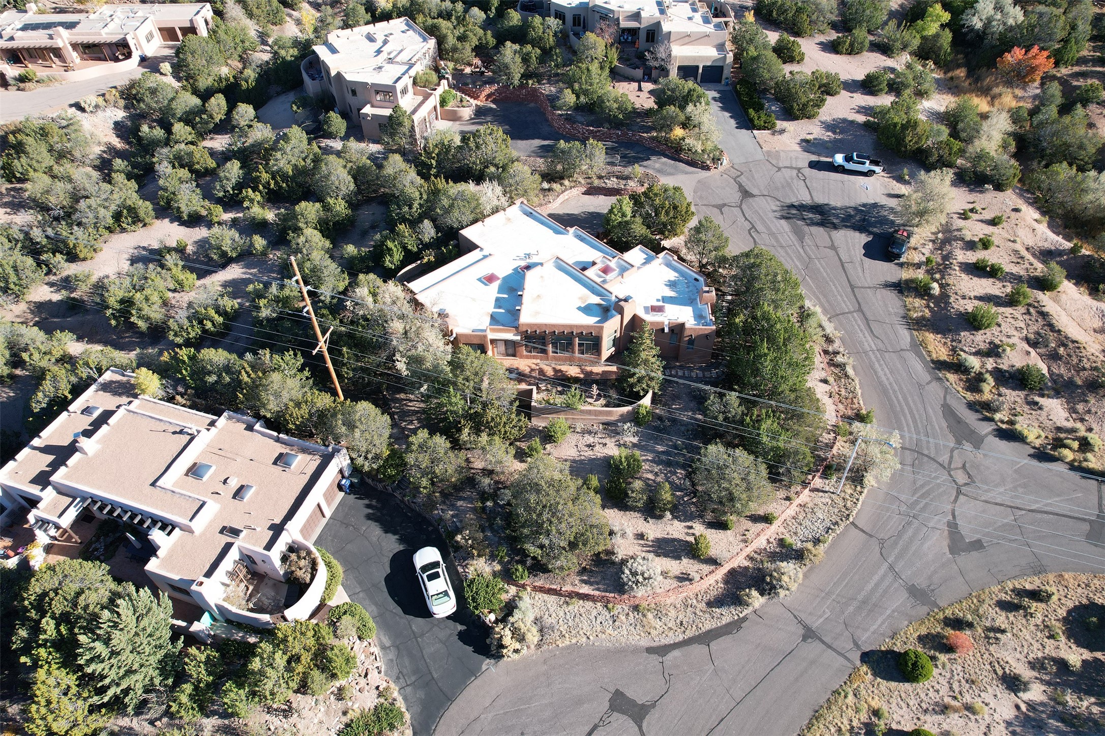 AERIAL SHOT OF THE HOUSE
