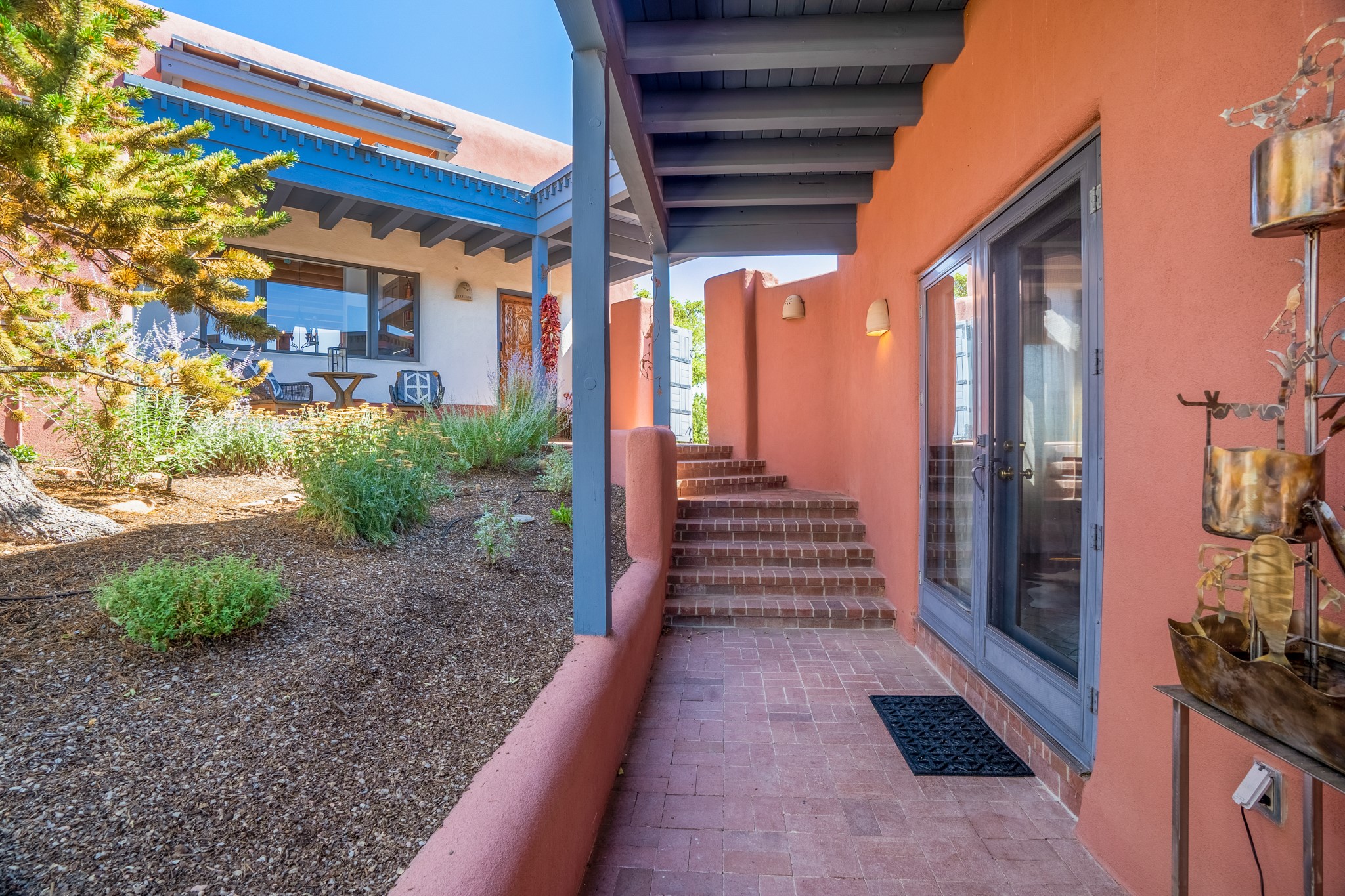 Breezeway leading from garage to casita and main house