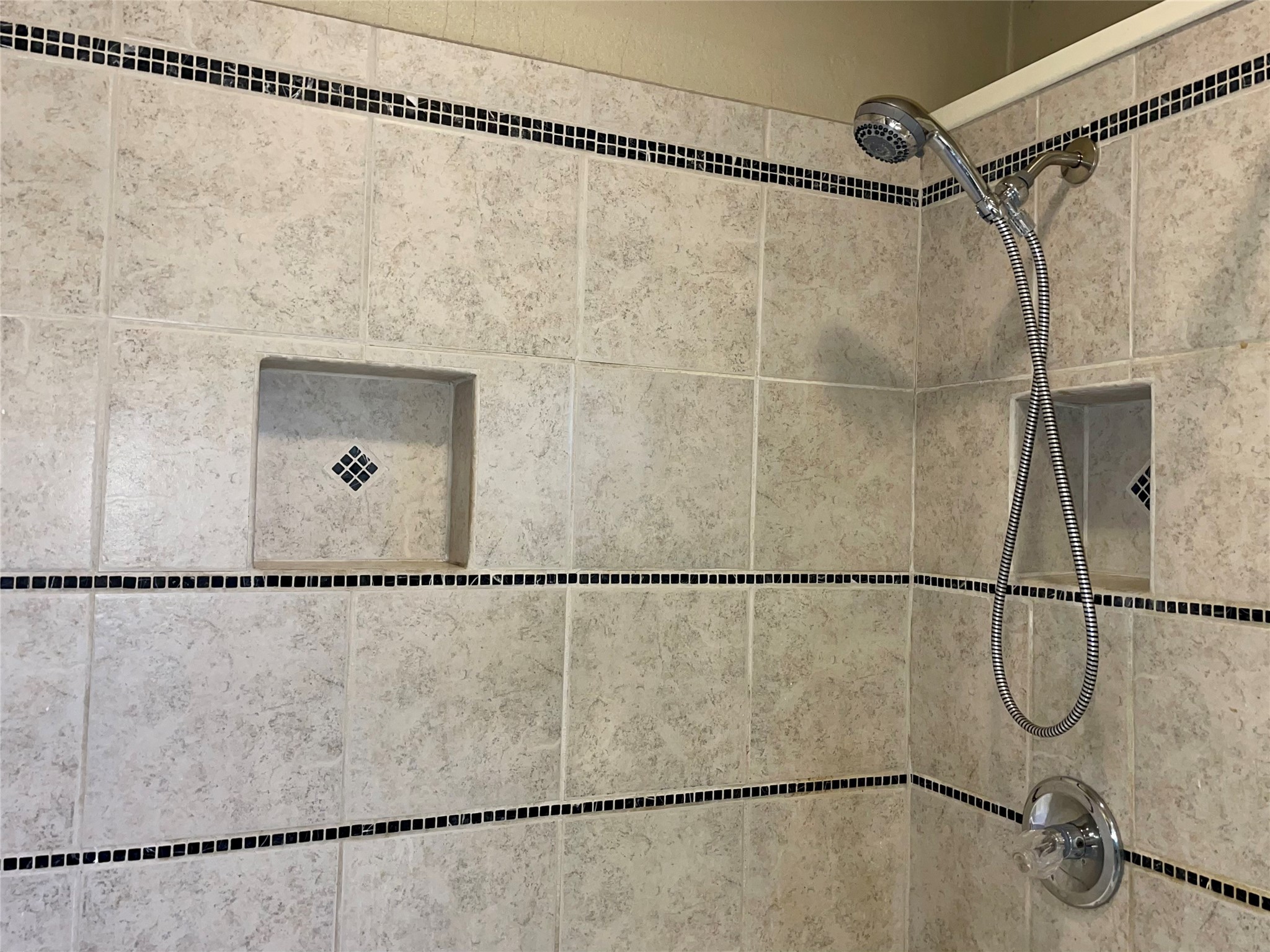 Artful Tile on Master Shower and Tub
