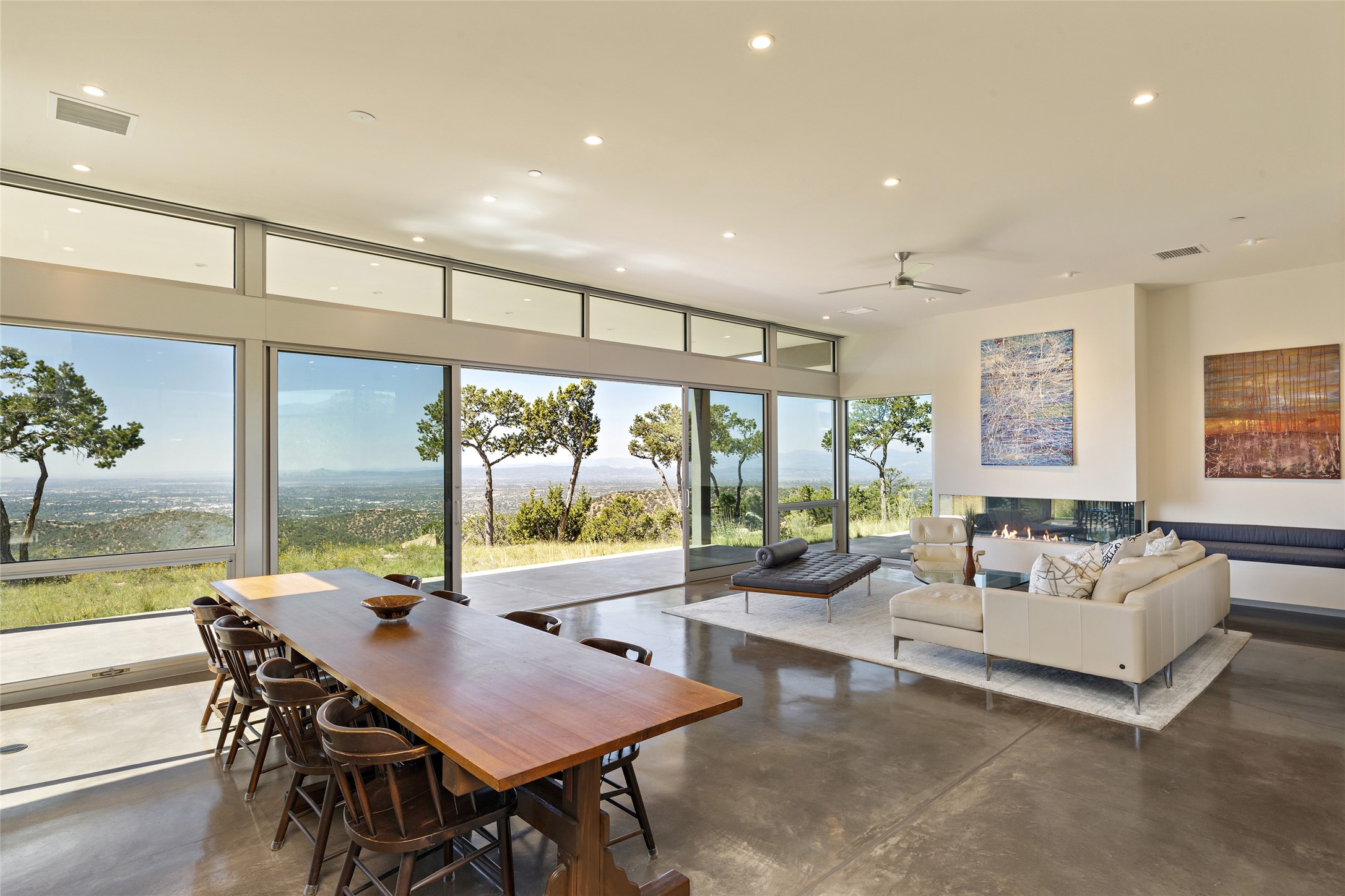 Open Dining Room / Living Room with Views