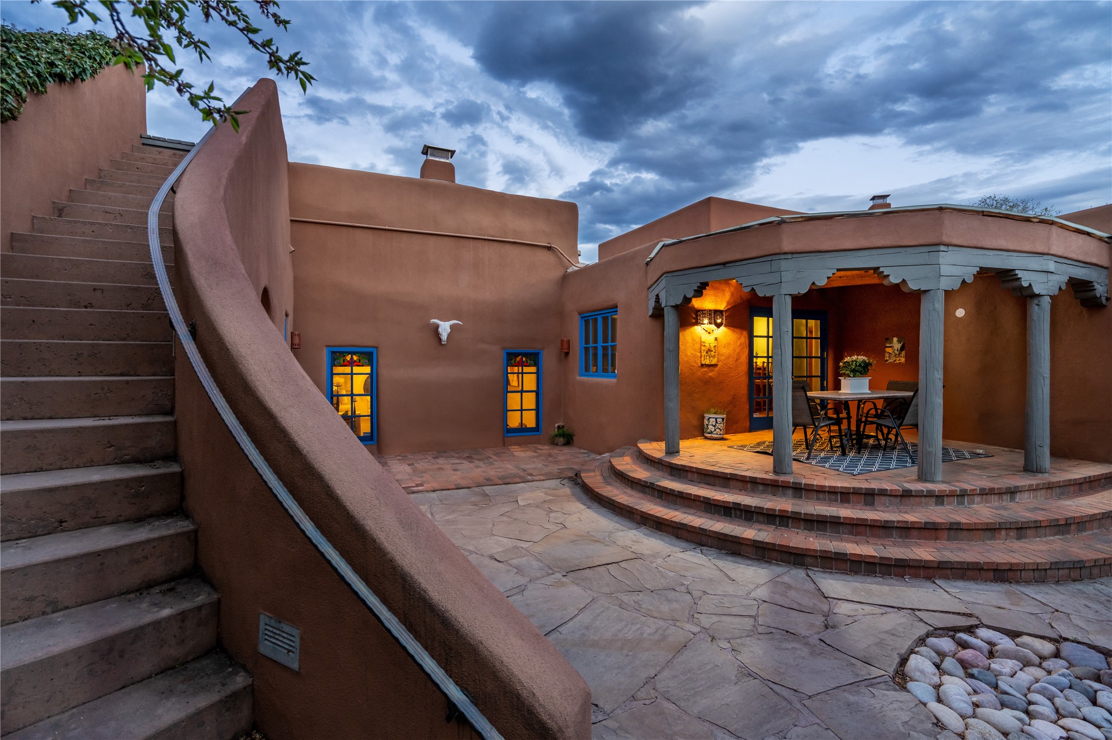 Exterior View to Roof Deck & Patio off Dining Room - Attached Casita