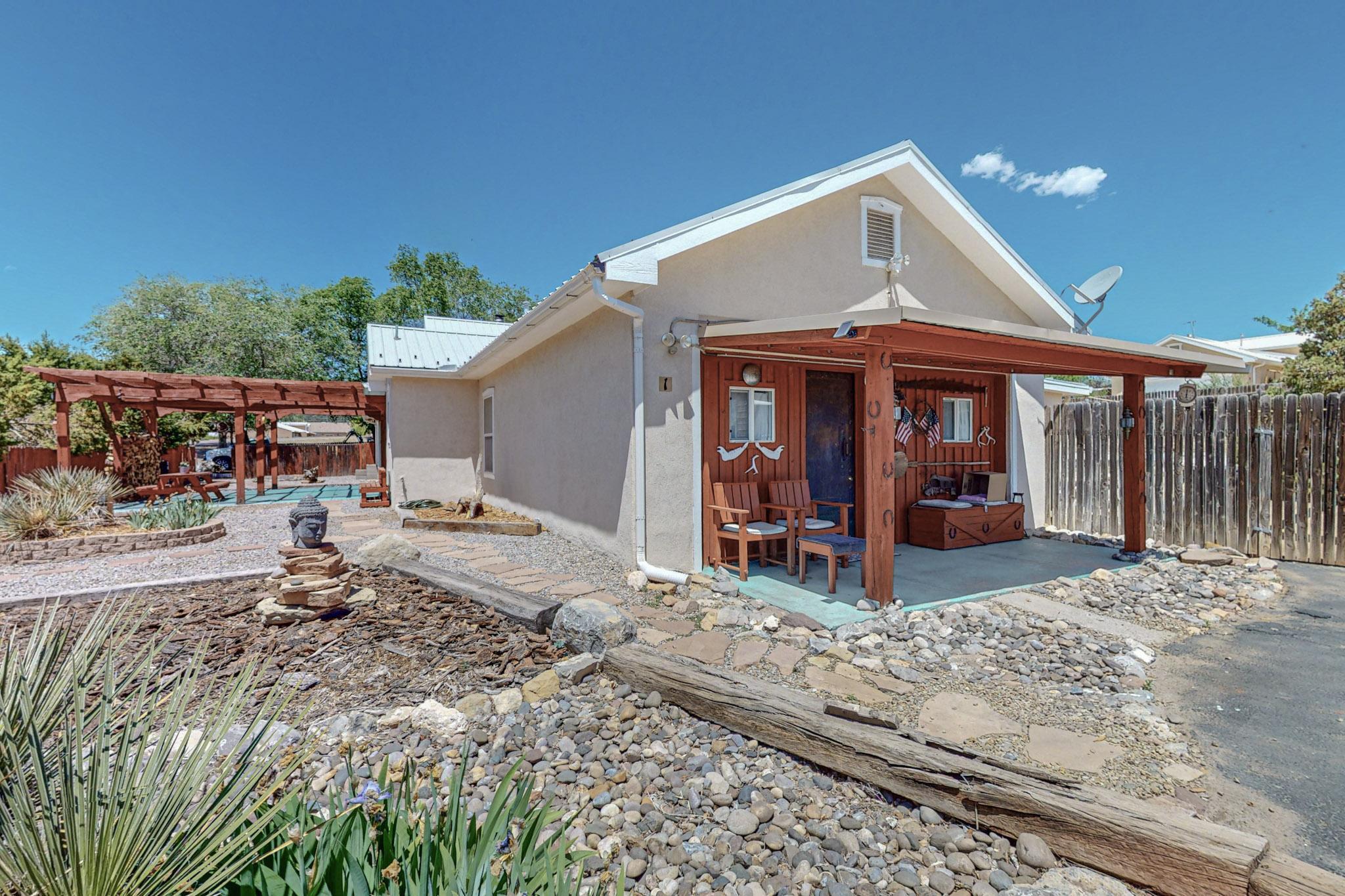 Welcome to your high desert retreat.  1.314 acres in Prairie Hills Subdivision.  A rare find with two adjoining corner lots in this exclusive community!  Relax in the shade of your pergola while enjoying the privacy provided by mature Juniper & Spanish Elm trees.  This spacious home has storage to accommodate all your hobbies.  The two car garage has been converted into a workshop and there is an additional 16X24 outbuilding.  A built in 4000 lb homeland safe will secure your valuables.  Water softener system to convey with the purchase of your new home!  Motivated seller!