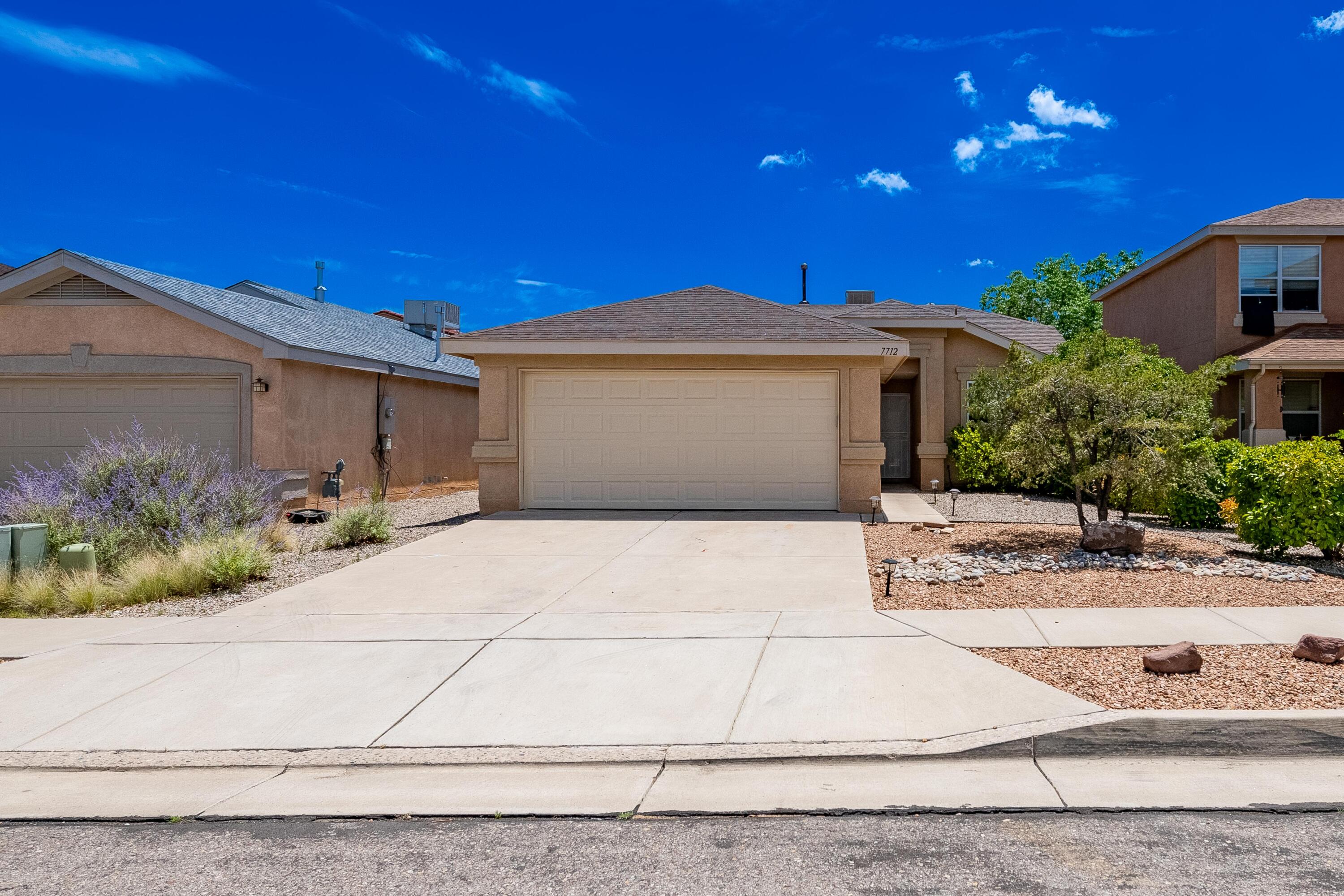 Great price improvement! Don't miss out! Check out this beautiful 3 bedroom, 2 bath 2-car garage. This home has brand new carpet installed Feb. 2023. Move in ready, with an open floor plan, neutral paint, and established landscaping in the front yard. Backyard has nice pavers and gazebo. Ventana Ranch subdivision has a park, walking trails, and community pool.