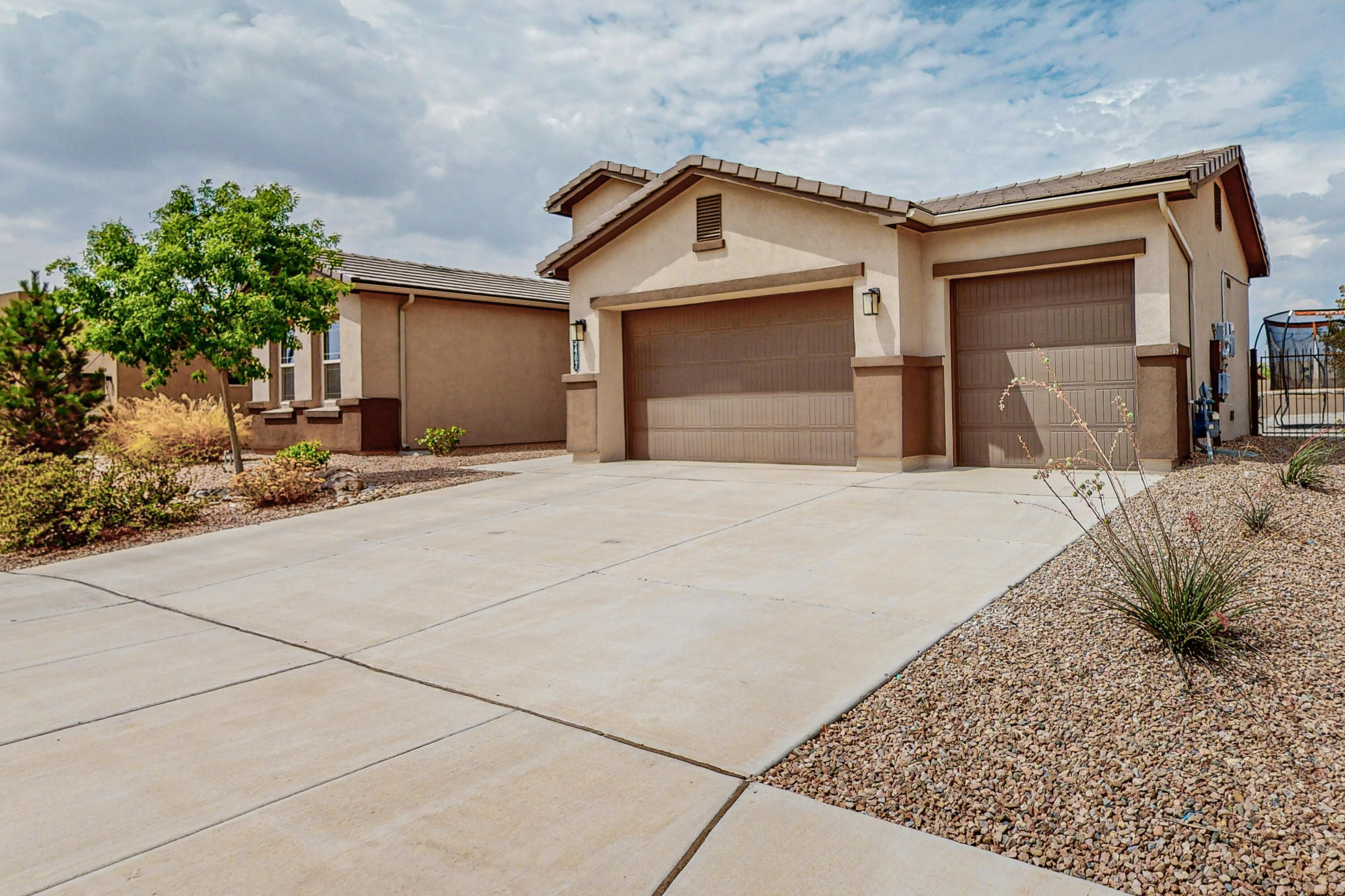 Beautiful move-in ready home with 4 bedrooms, 4 bathrooms, and a 3 car garage. Spacious home with great floorplan. Private suite with 2 bedrooms and bath. Open kitchen, living and dining. Gated community with clubhouse, park, playground, pools, and fitness center.