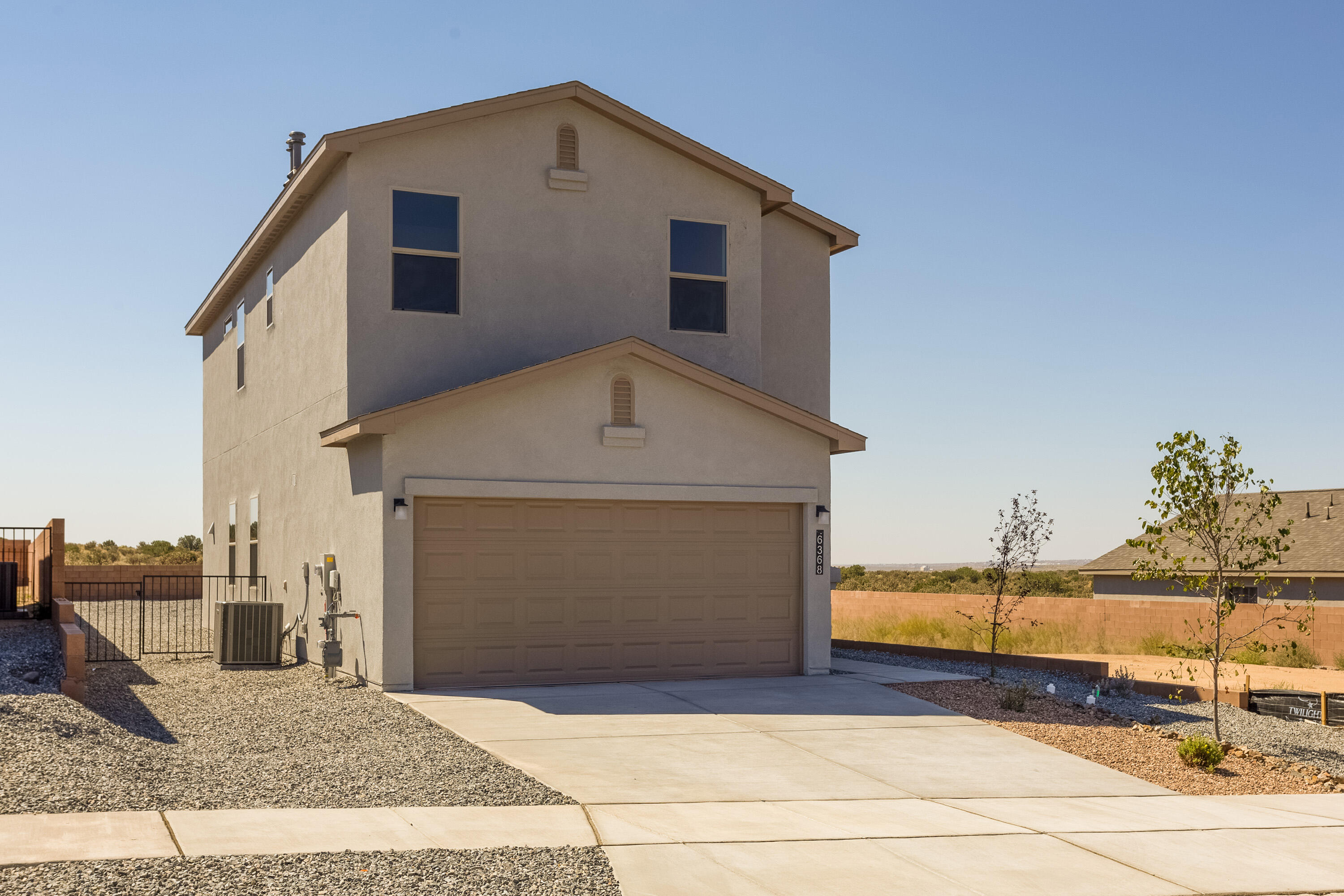 FAST CLOSING! CALL FOR SPECIALS. MOVE IN ready home. The last opportunity to own this 4 bdrm, 2.5 bath, Onyx floorplan by Twilight Homes. Builder pays PID on this spacious 4 bdrm 2.5 bath home. Gorgeous Mountain Hawk community in Rio Rancho. This home is located on a stunning lot with an expansive landscaped front and back yard. Desireable great room, large dining area, and great kitchen w/room for plenty of stools around the large island. Walk out to the covered back patio and enjoy the stunning NM sunsets! Upstairs offers spacious bedrooms, primary bdrm has walk in closets, utility room and extra closets for storage. Ask about our Specials! Call today.