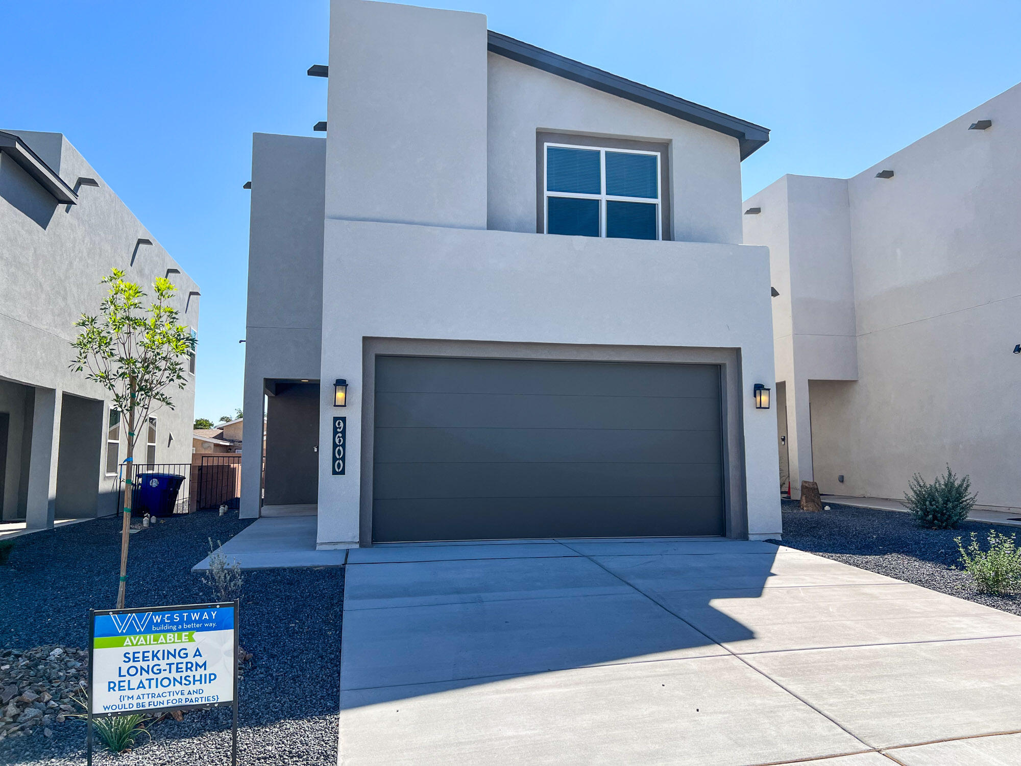 Welcome to 9600 Sage Ranch Court! This modern 2,029 sq. ft. home showcases the Martini floor plan, featuring 3 bedrooms, 2.5 baths, and an upstairs loft for added living space. The open-concept kitchen boasts stainless steel GE appliances, granite countertops, and luxury vinyl tile flooring. The spacious primary suite includes an en-suite bath with a walk-in shower. Enjoy the privacy of a fully walled backyard, along with a two-car garage. Conveniently located near major roadways, shopping, and dining, this new construction home offers comfort and style in the Sage Ranch Subdivision.