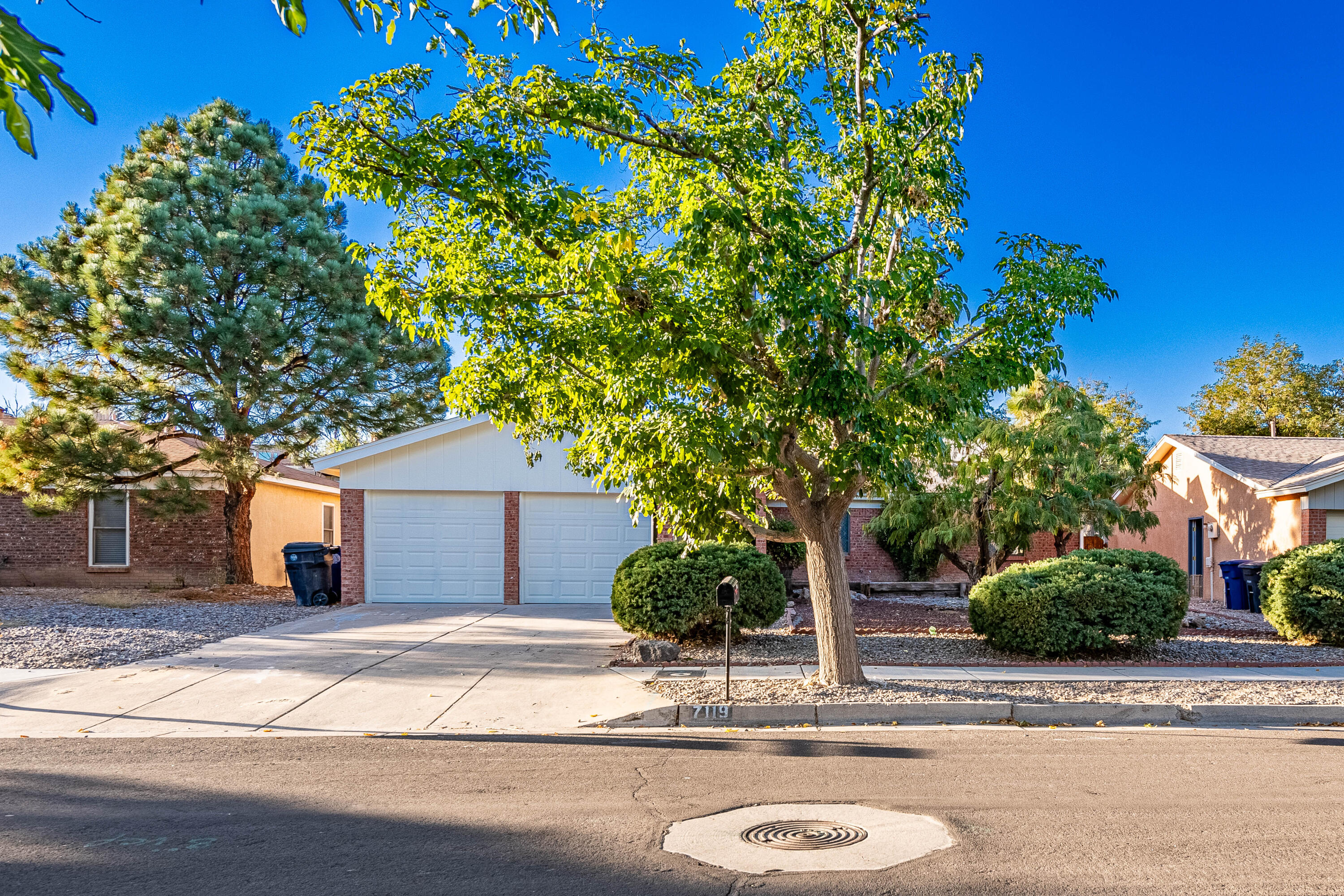 Completely renovated and move-in ready, this stunning home at 7119 Mojave St NW offers modern living in a prime NW Albuquerque location. Featuring fresh paint, luxury vinyl flooring, sleek stainless steel appliances, and new refrigerated air, every detail has been upgraded with care. The open and inviting floor plan is perfect for entertaining or relaxing. Enjoy the convenience of being close to schools, parks, entertainment, and restaurants. Don't miss your chance to make this beautiful home your own!