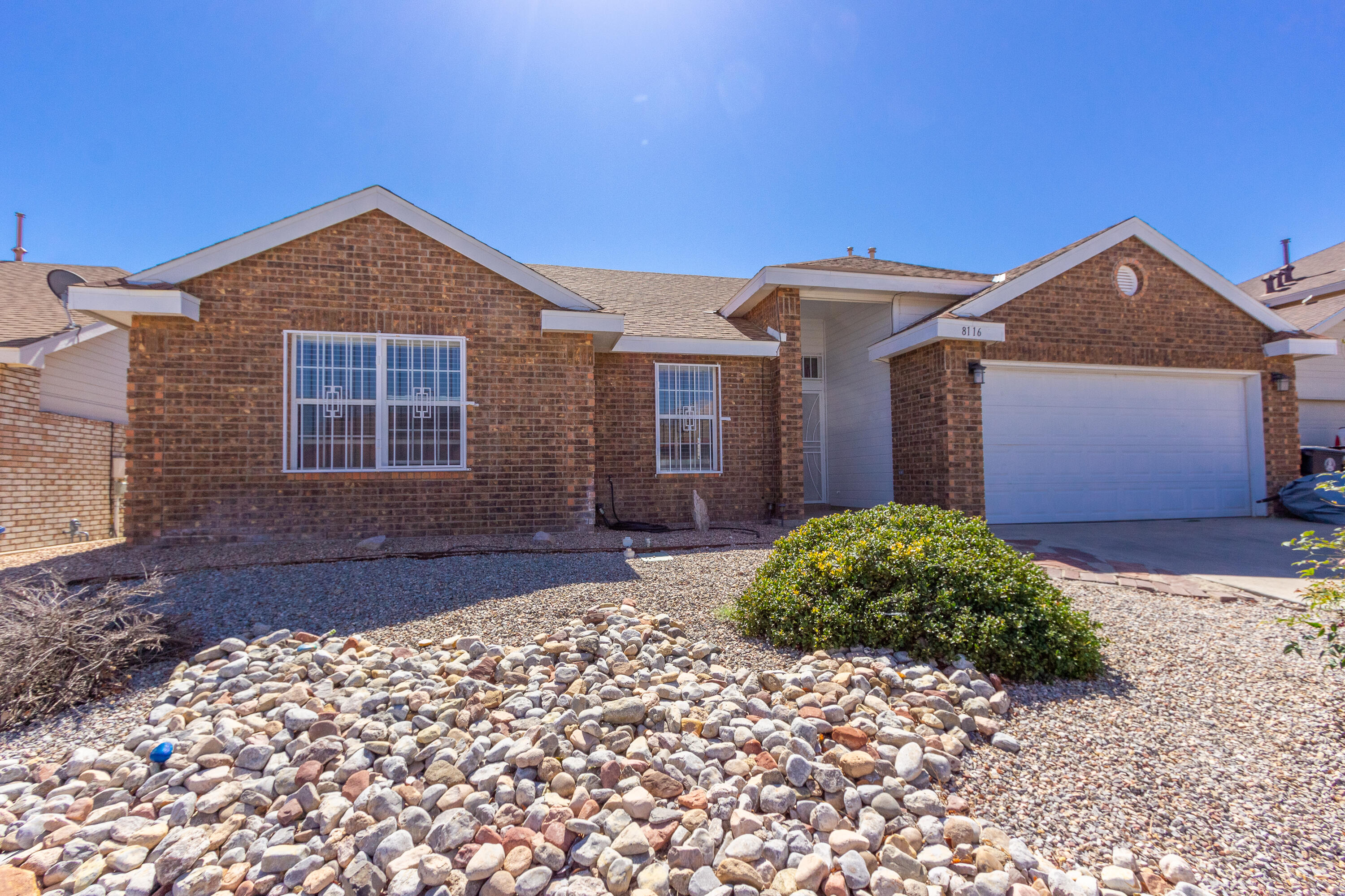 Welcoming Sivage Built Single Story Brick Veneer Home! Located minutes from I-40 in a quite neighborhood is exactly where you will find this inviting GEM! Open Floorplan allows for a simple flow floorplan with vaulted ceiling in the main area. Master bedroom conveniently has two separate walk in closets. Spacious Backyard with extended covered patio and good sized storage.Schedule an appointment to see it today!!