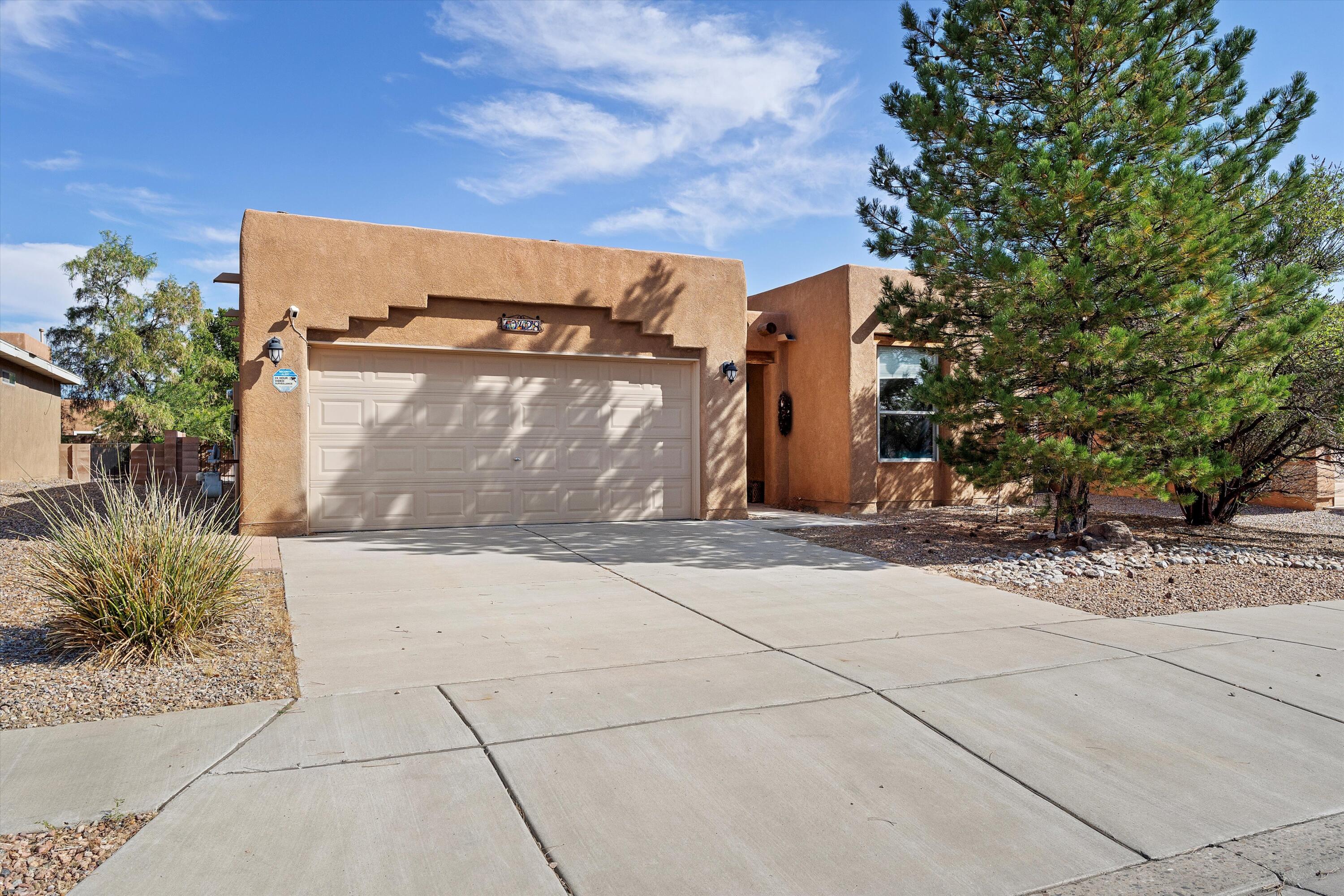 Beautiful 1 story Pulte home in Ventana Ranch.  Popular Nevada floor plan features an open kitchen, dining & living area.  The kitchen offers great storage as well as a pantry.  Primary suite is oversized, and separate from the other bedrooms for privacy.  You'll love the primary bathroom with a large vanity and walk-in closet.  Lovely xeriscaped backyard and a nice patio.  Come see this move in ready home today.