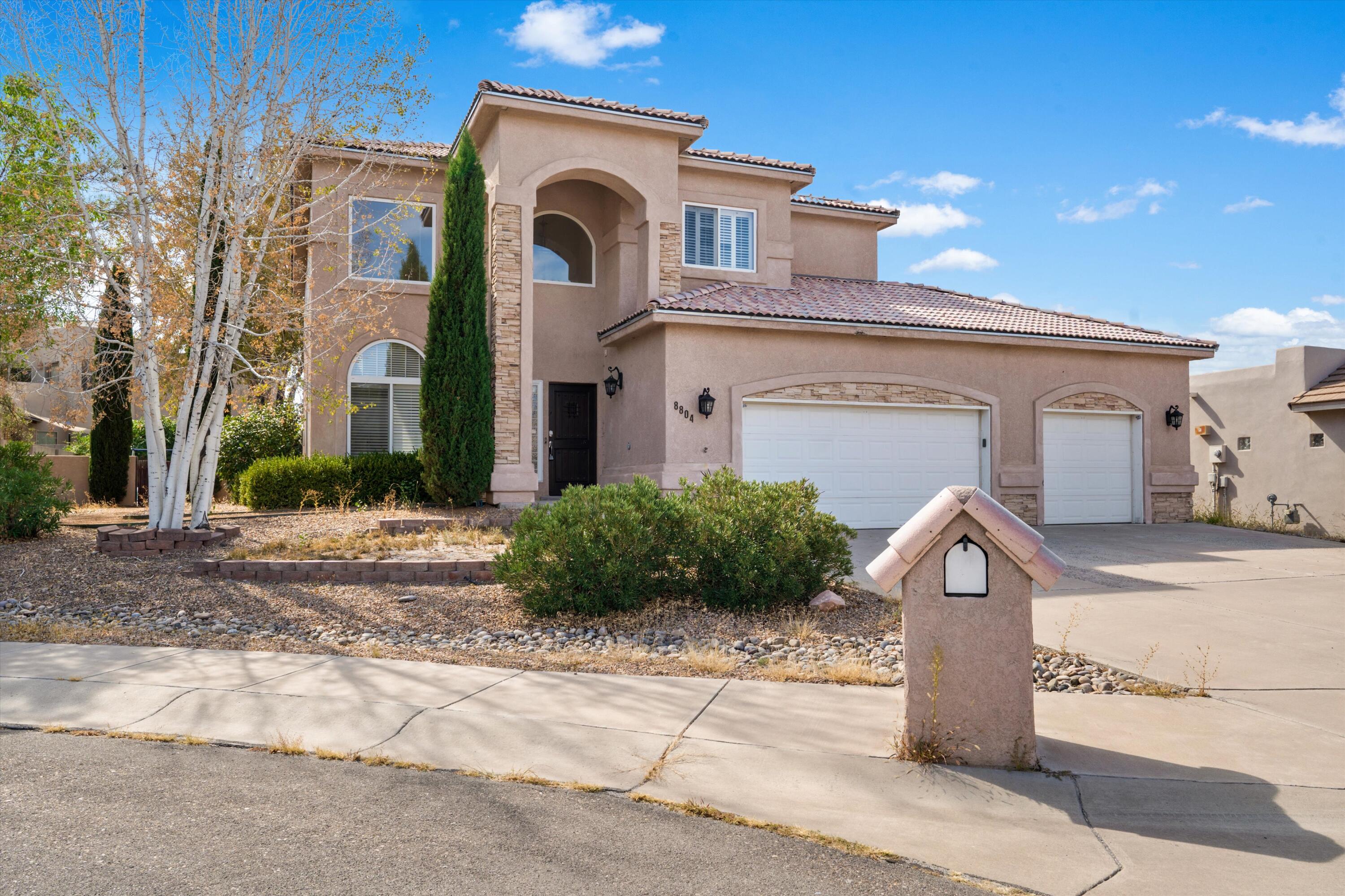 Welcome to your New Haven in the heart of ABQ's Northeast Heights! This charming 4-bedroom home is a delightful blend of comfort & style, nestled in one of the city's most sought-after neighborhoods. Step inside, and you'll be greeted by an open and inviting layout that's perfect for both everyday living and entertaining. The kitchen is a chef's dream, equipped with modern appliances, ample counter space, and plenty of storage. One of the standout features of this property is its outdoor space. The backyard is a private oasis, perfect for relaxation or entertainment. In summary, this property offers an unbeatable combination of comfort, style, & location. From its well-designed interior spaces to its inviting outdoor areas don't miss this opportunity to make this fantastic property yours.