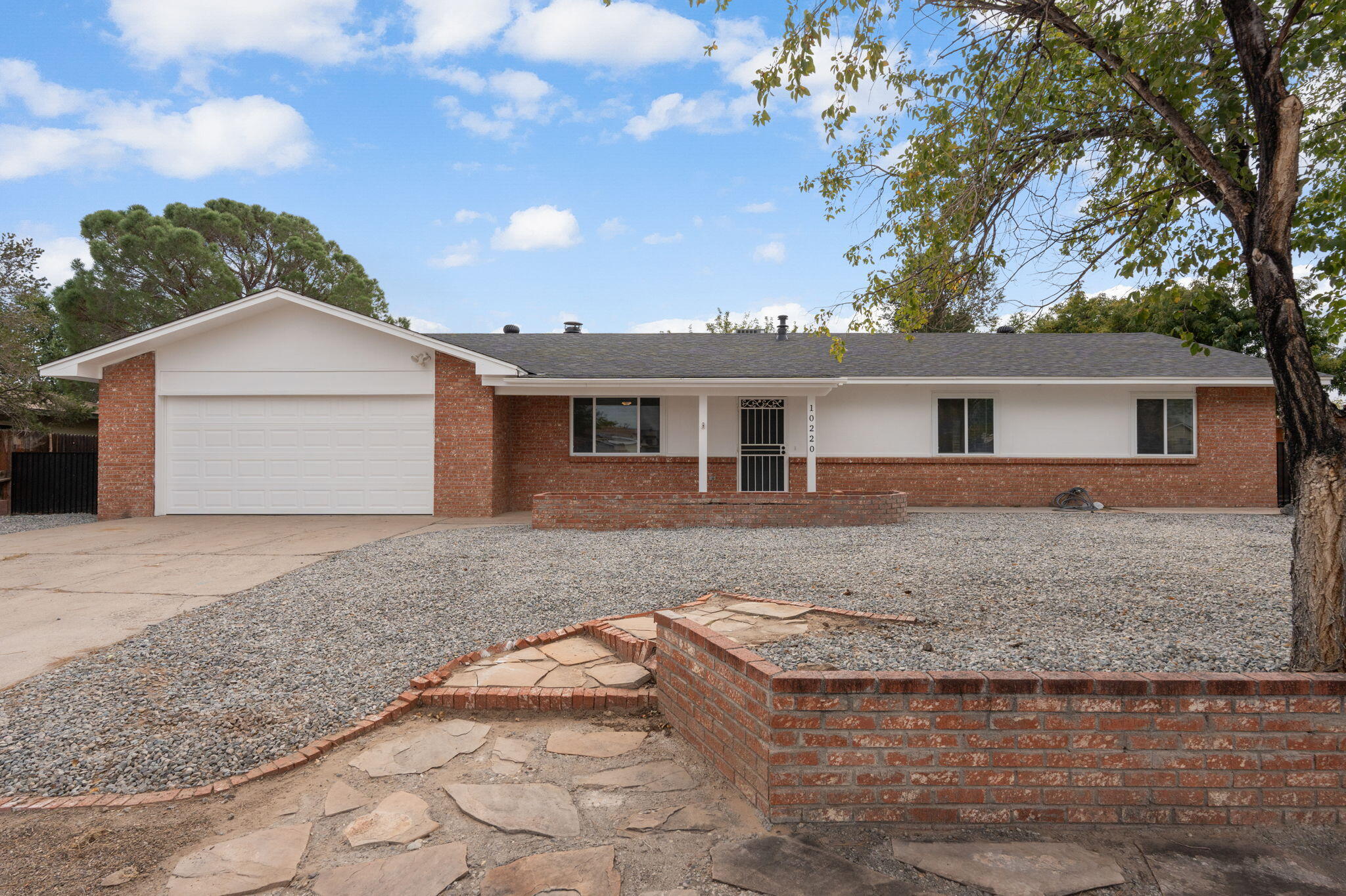 Welcome to your dream home in the Paradise West neighborhood of Albuquerque! This beautifully remodeled 3-bedroom, 2-bathroom residence boasts a modern interior with fresh updates throughout. Enjoy the peace of mind of a new roof and revel in the spacious .26-acre lot, perfect for outdoor activities and gatherings. This home seamlessly combines comfort and style, making it an ideal retreat for families or anyone looking to settle in a vibrant community. Don't miss the opportunity to make this gem your own!