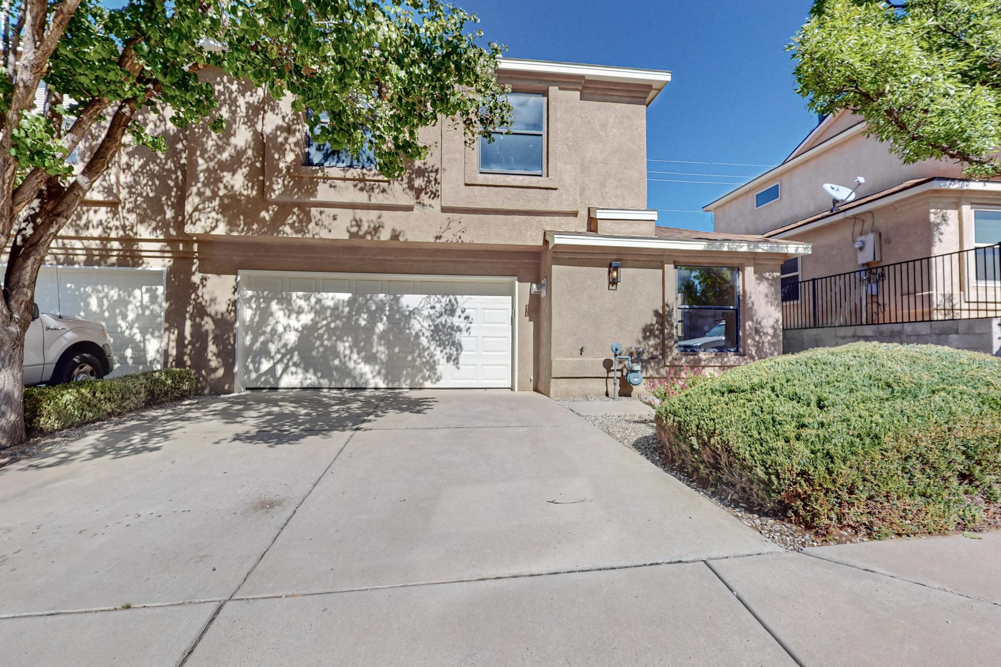 Welcome to your oasis in coveted Sandia Heights! This exceptional townhouse offers rare access to one of Albuquerque's most desirable neighborhoods at an incredible value. Step inside to find professionally painted interiors and exteriors, all-new stainless steel appliances, a brand new roof, refrigerated air HVAC, and a water heater - every essential for comfortable living has been meticulously upgraded. Designer-chosen warm tile flooring and plush carpet reflect Albuquerque's unique spirit, with stylish new fixtures adding elegance. Embrace luxury living at a fraction of the cost. Don't miss out!