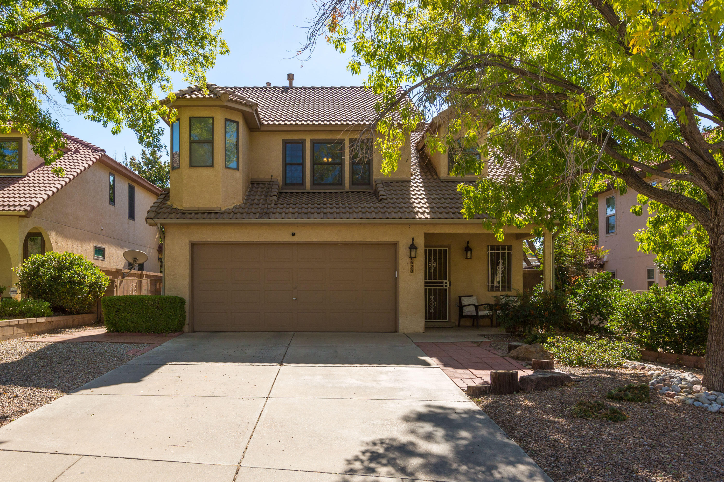 Welcome home to this beautifully updated two-story in a highly desirable neighborhood, steps from La Cueva High School and within North Star Elementary district. This 3-bedroom, 2.5-bath residence offers a blend of modern upgrades and cozy charm, with an open-concept remodeled kitchen featuring stainless steel appliances, upgraded granite countertops, and pendant lighting over the bar. All bedrooms are conveniently located upstairs, including the primary suite with spacious walk-in closet. The inviting living room boasts a fireplace and opens onto a private backyard oasis with mature fruit trees. Recent updates include replacement windows throughout, offering enhanced energy efficiency and natural light. Kitchen appliances convey, and the washer and dryer are negotiable.