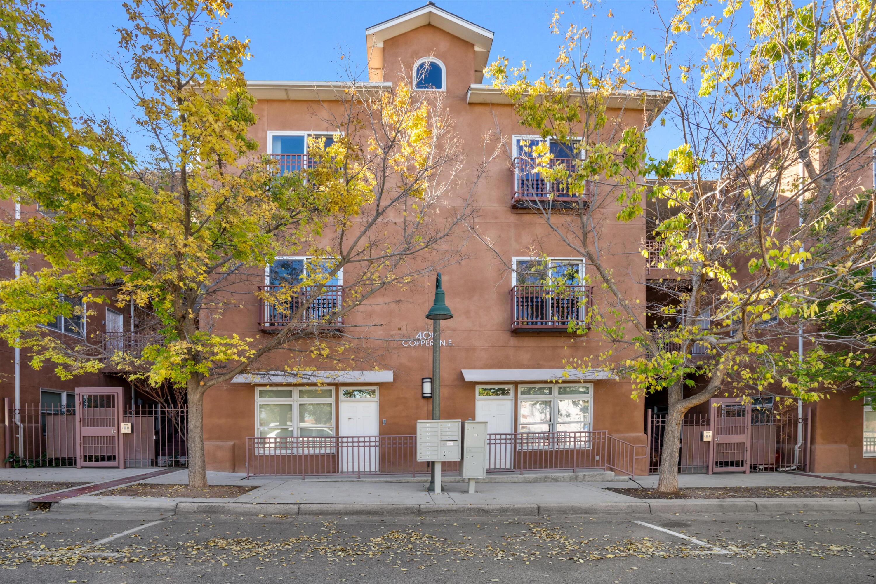 Welcome to urban living at its finest! Step into a vibrant 2-bed, 2-bath condo nestled just moments from the heartbeat of downtown Albuquerque. This stylish second-floor unit offers the perfect mix of convenience and charm, ideal for anyone looking to be at the center of it all.As soon as you enter, you're greeted by an open-concept living area, bursting with natural light and an effortlessly cool vibe. The kitchen, complete with modern finishes and plenty of counter space, flows seamlessly into a cozy living space, perfect for unwinding after a busy day--or for kicking off a night out on the town.