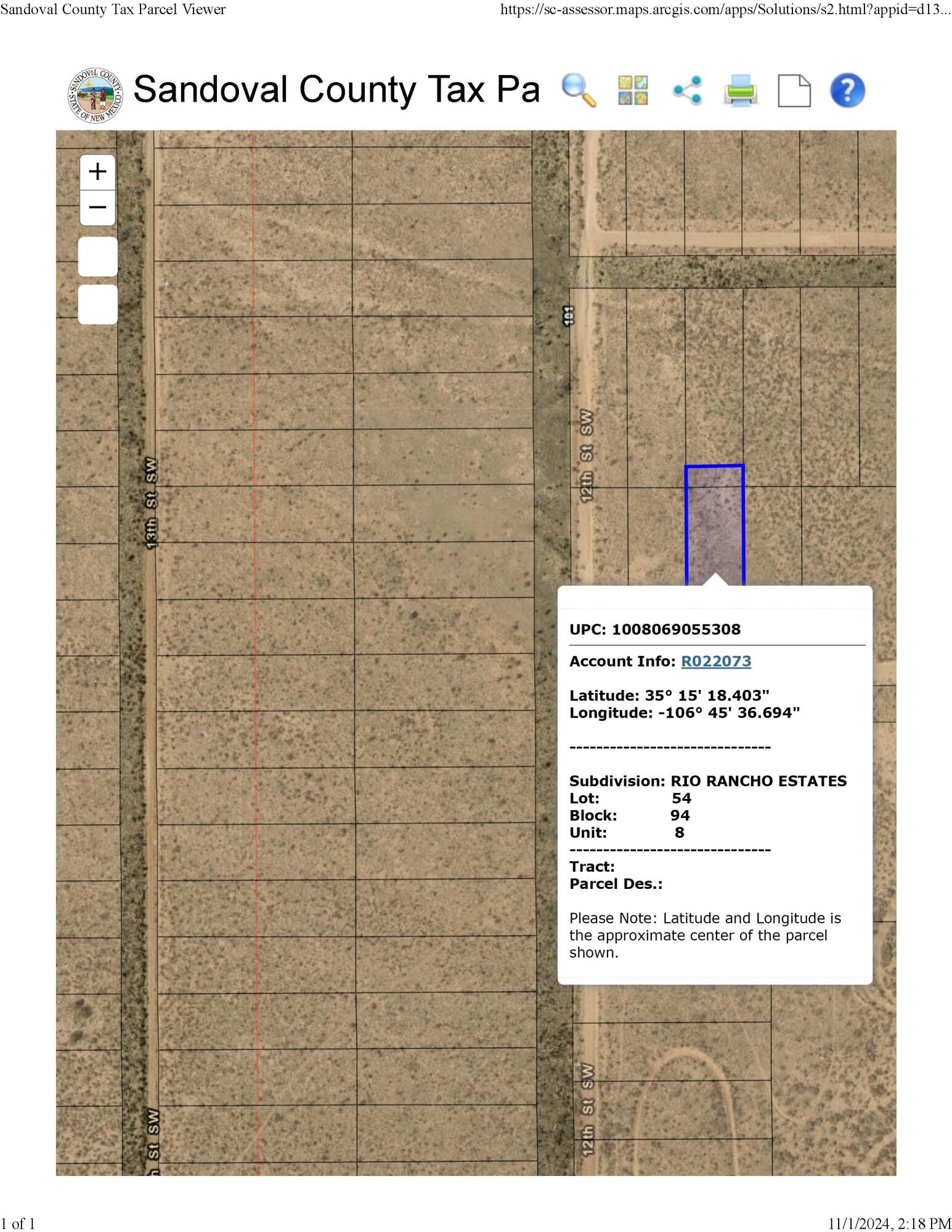 Rio Rancho Estates SW Rio Rancho, NM 87124