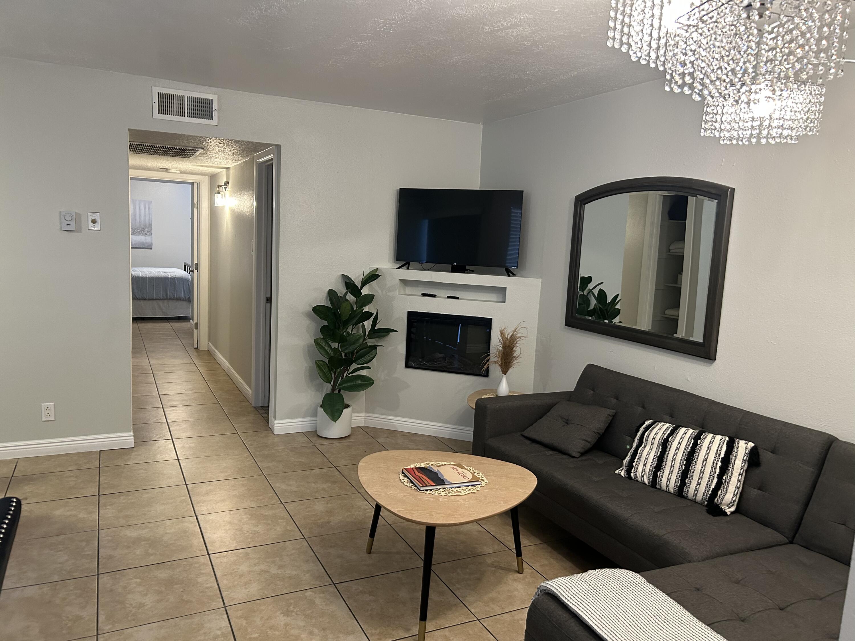 Charming GROUND LEVEL Condo with many upgrades. Tile floors throughout this 2 Bedroom, 2 Bath beauty. Refrigerated air.  Furniture and accessories can stay with property, at an additional cost. This unit has Washer and Dryer that convey. Bring all offers Won't last long!!!