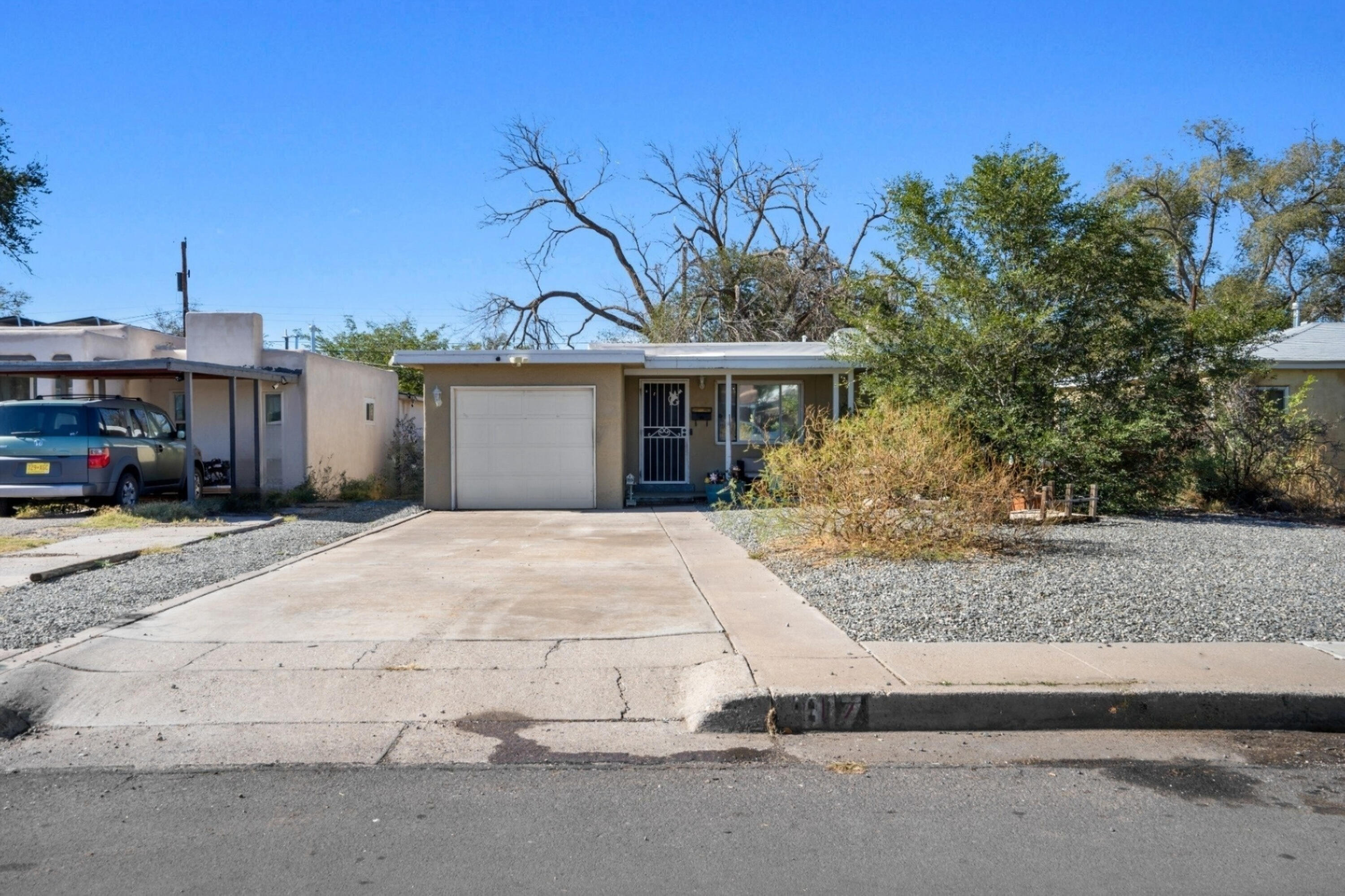 Darling bungalow with giant backyard in the heart of the city. Close to VA, AFB, shopping and entertainment. Recent updates incl. New TPO roof, new evap cooler, new floor/baseboards, H2O heater (2021). Stainless appliances. You'll be surprised how bright and lovingly maintained this doll house is. The backyard is an oasis and entertainers delight, wether under the large shade trees or on the deck, just bring your bbq and favorite patio furniture. Are you a snow bird or an investor, this could be a perfect rental or possible part time residence. Schedule your appt to see this little darling. Catio negotiable.