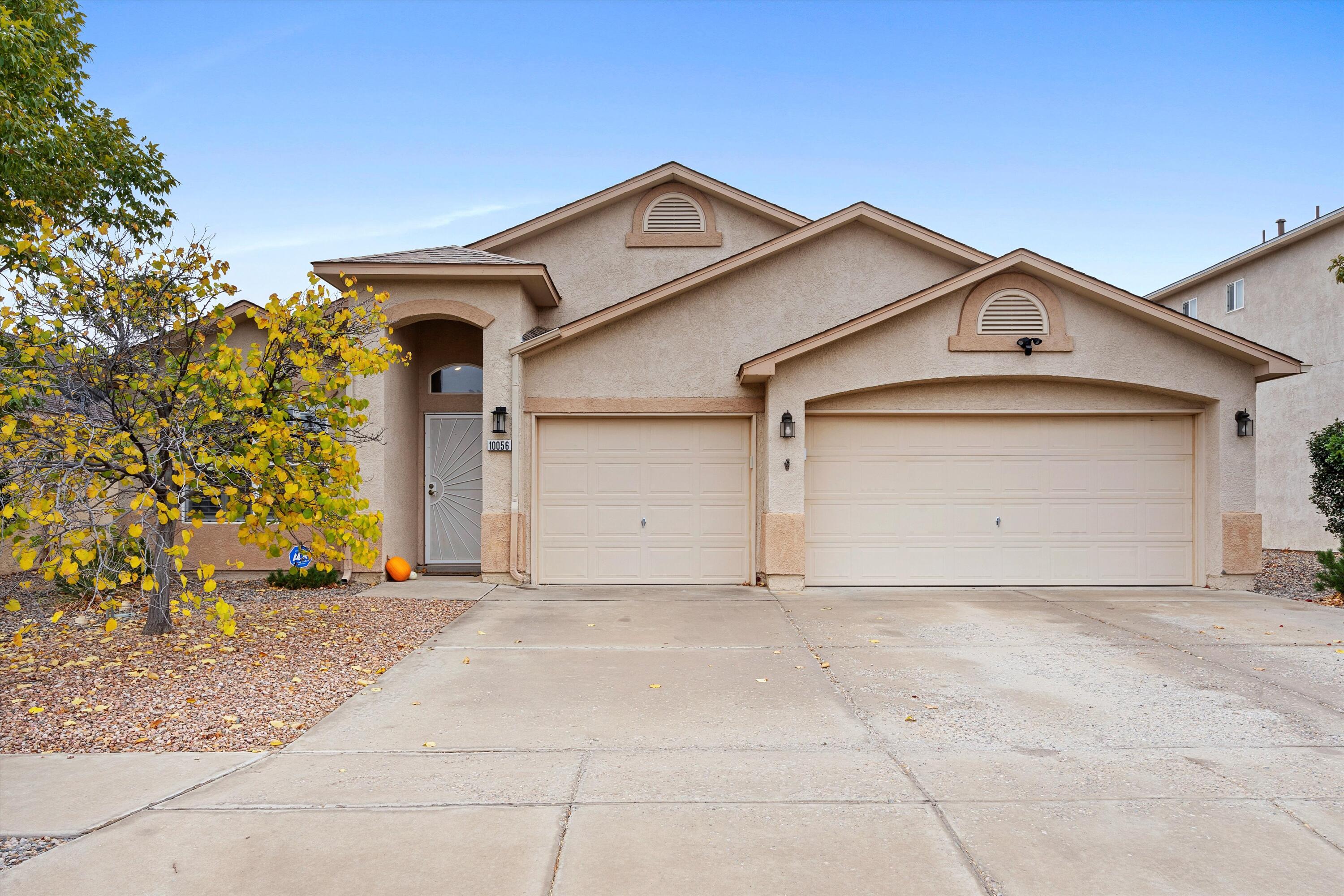 Welcome to this beautifully updated home in Ventana Ranch.  This property is situated on a beautiful lot overlooking one of the many parks in the community.  Gorgeous kitchen with white cabinets, newer backsplash and stainless steel appliances.  Primary suite is spacious and features a recently completed bath renovation with a modern tub, tiled shower, and more.  Hall bath has been upadated as well with a beautifully tiled shower.  You'll love the outdoor living space complete with a covered patio, deck, and mature trees all around.  Come see this spectacular home today.