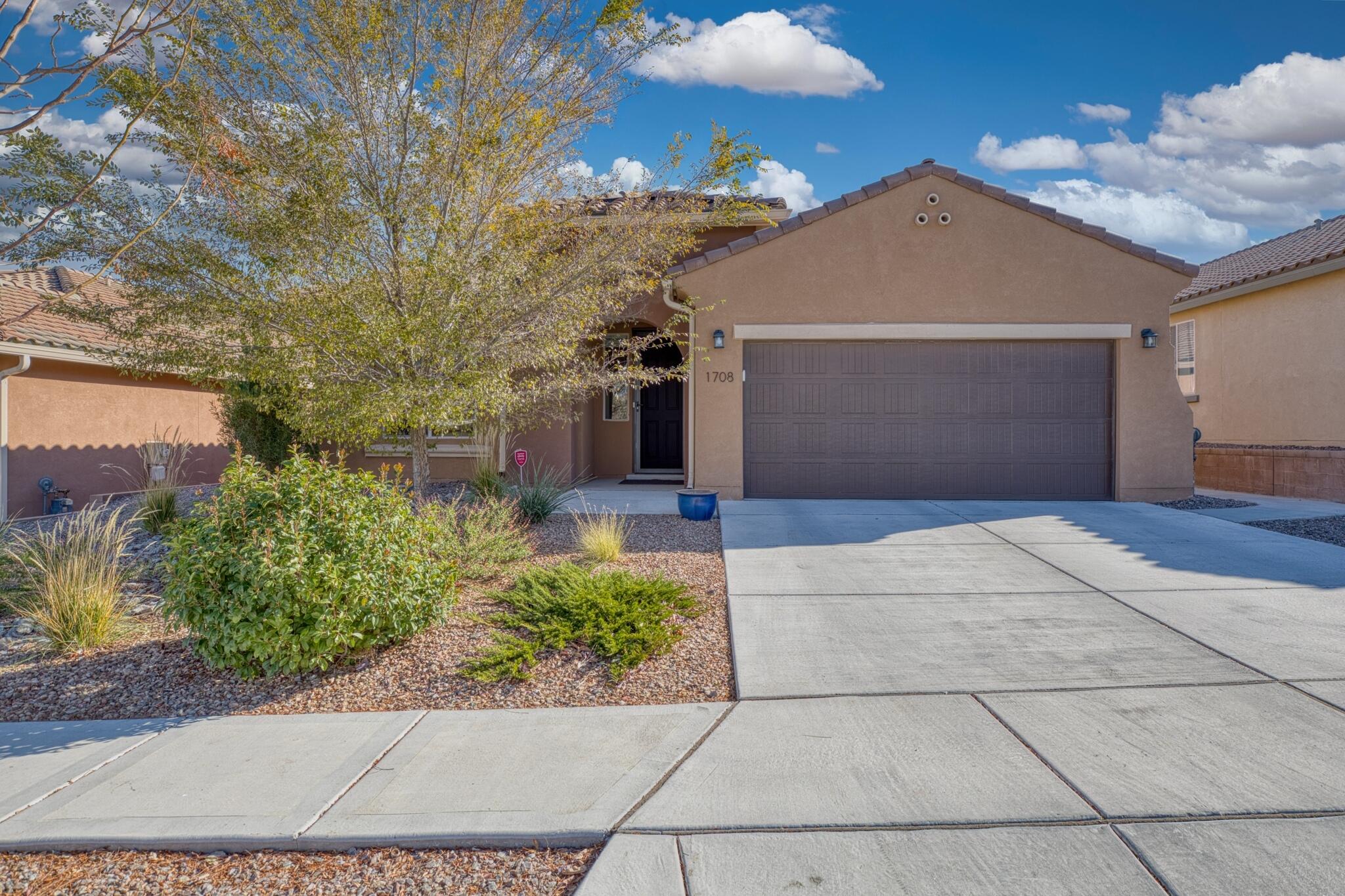 Welcome to this beautifully appointed home in a Pulte-built planned community! This 2019 Manzanita floor plan offers 3 spacious bedrooms, plus a den, and 2 bathrooms. Enjoy stunning mountain views from your low-maintenance, professionally landscaped front and backyard. The open-concept living area features soaring 9-foot ceilings, creating a bright and airy atmosphere. The gourmet kitchen is a chef's dream, with sleek granite countertops, a large island, and top-of-the-line finishes. Cozy up by the gas fireplace in the living room, or retreat to the luxurious primary suite, complete with a bay window to take in the views. Offering both style and function, this home is a perfect blend of comfort and elegance. Extra storage in garage. Don't miss out and schedule your showing today!